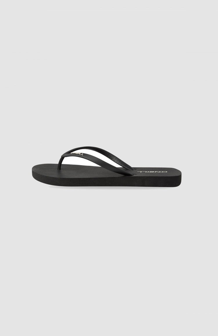 Profile Small Logo Sandals - Black Out