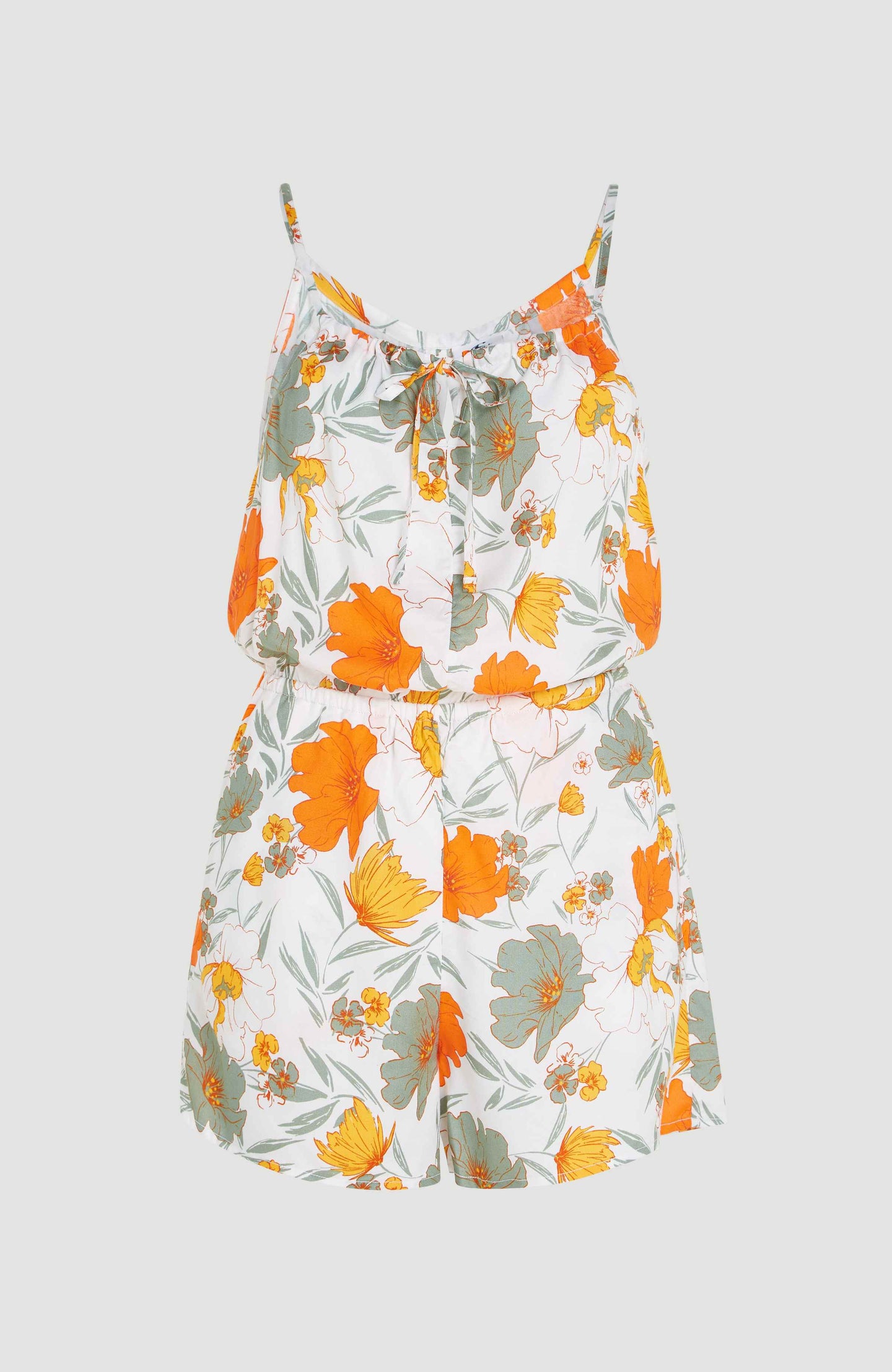 Leina Playsuit - White Bluemchen