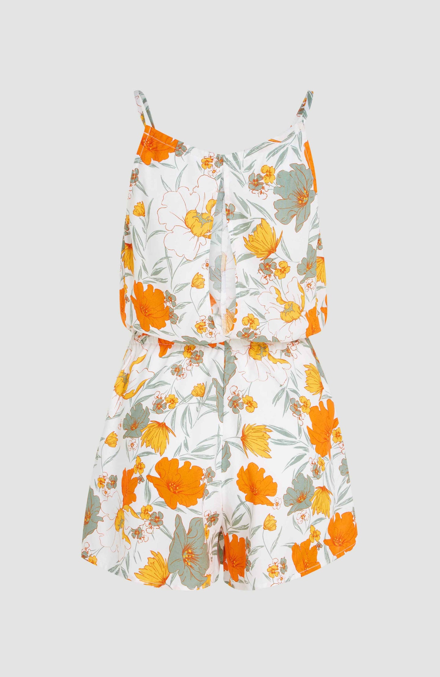 Leina Playsuit - White Bluemchen