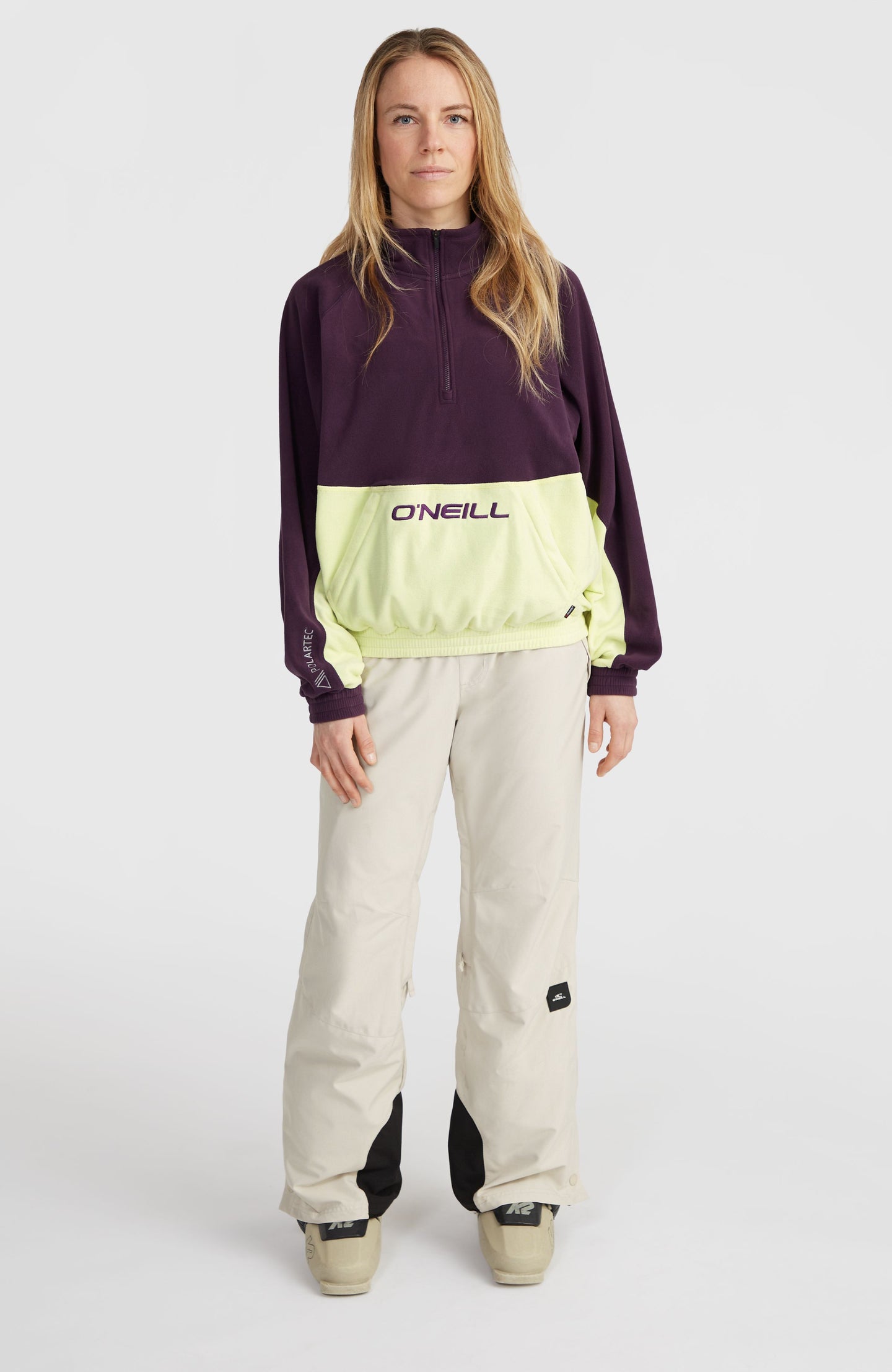O'Riginals Polartec 100 Hz Fleece - Aubergine Colour Block