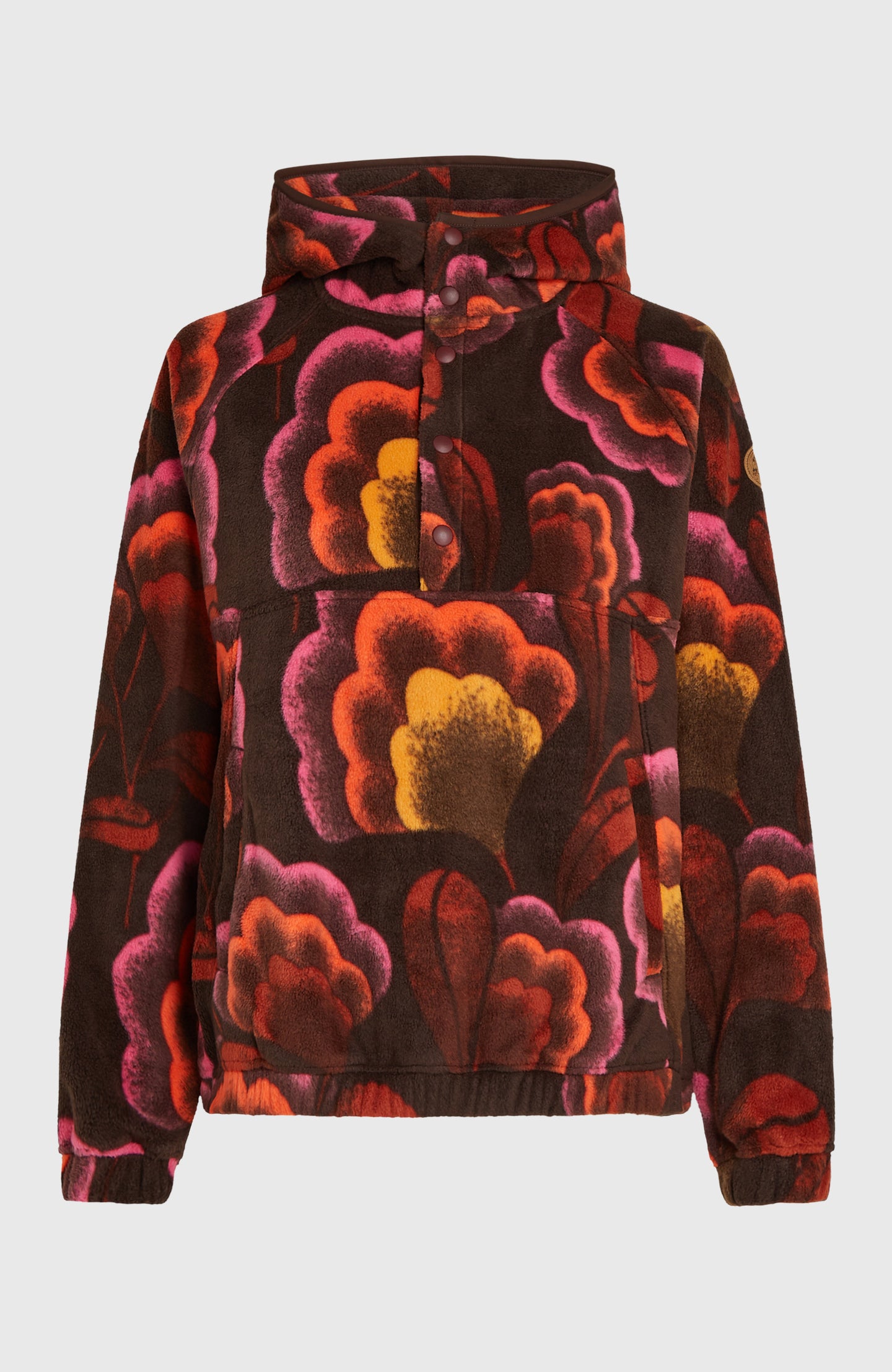 O'Riginals Superfleece Hood - Brown Originals Flower
