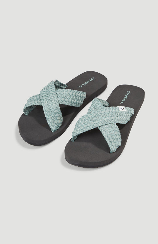 Ditsy Bloom™ Slides - Lily Pad