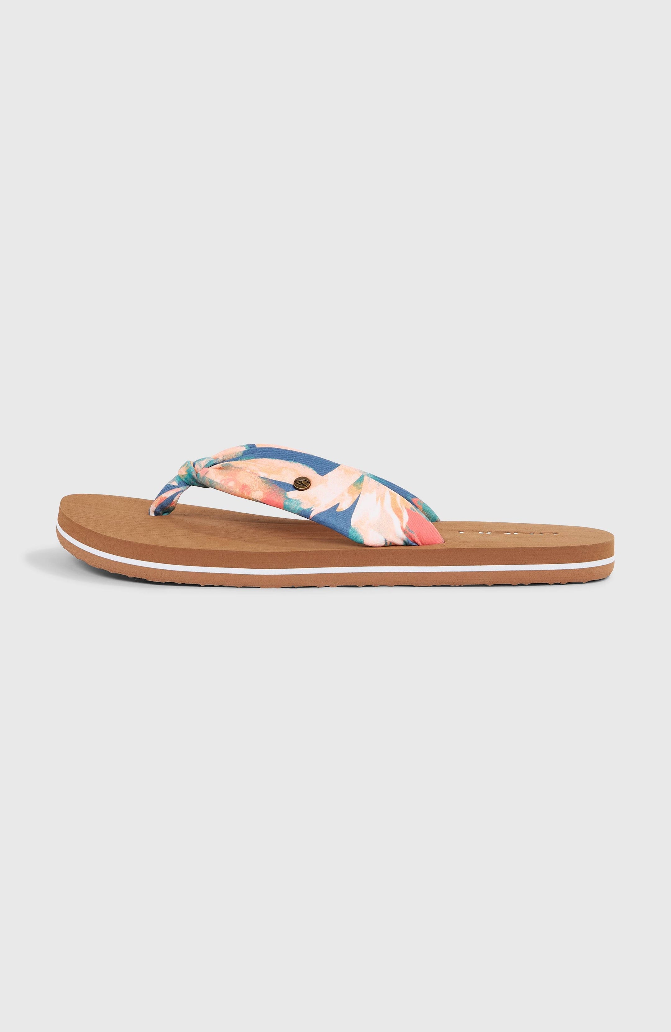 Ditsy Sun Sandals - Blue Painted Tropics