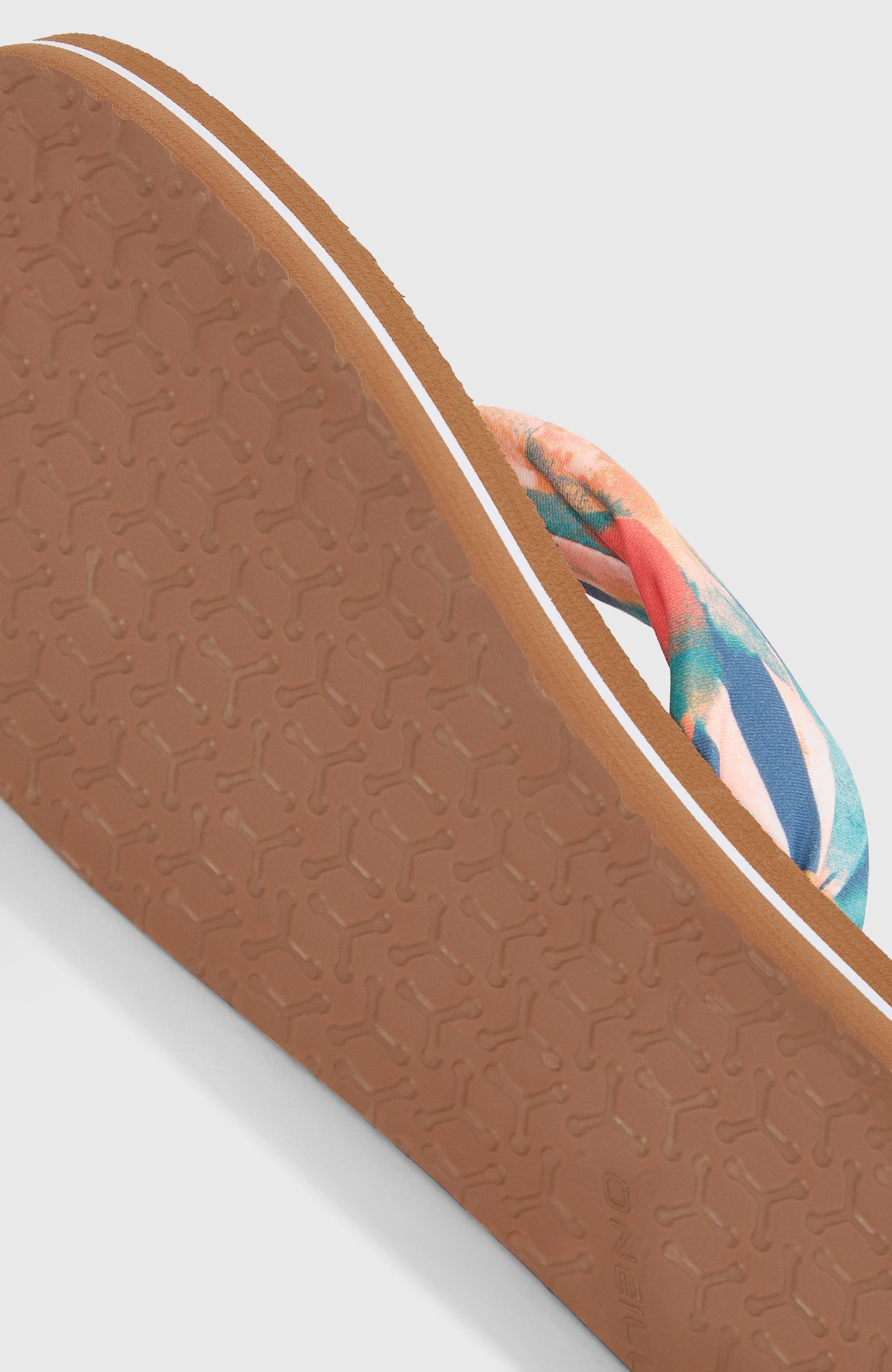 Ditsy Sun Sandals - Blue Painted Tropics