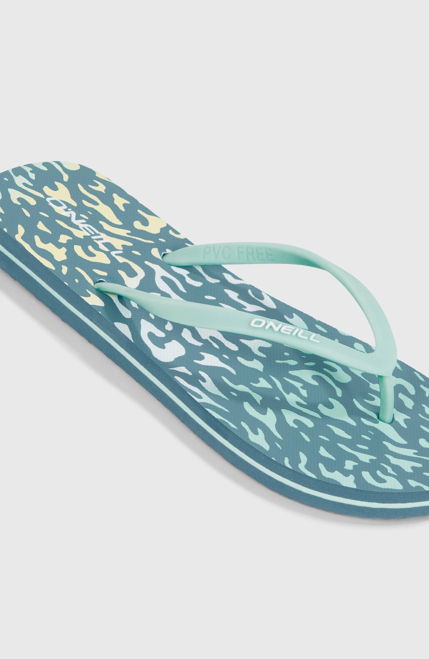 Profile Graphic Sandals - Yellow Animal Blur