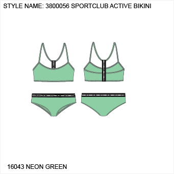 Sportclub Active Bikini - Neon Green
