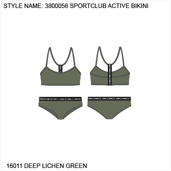 Sportclub Active Bikini - Deep Lichen Green