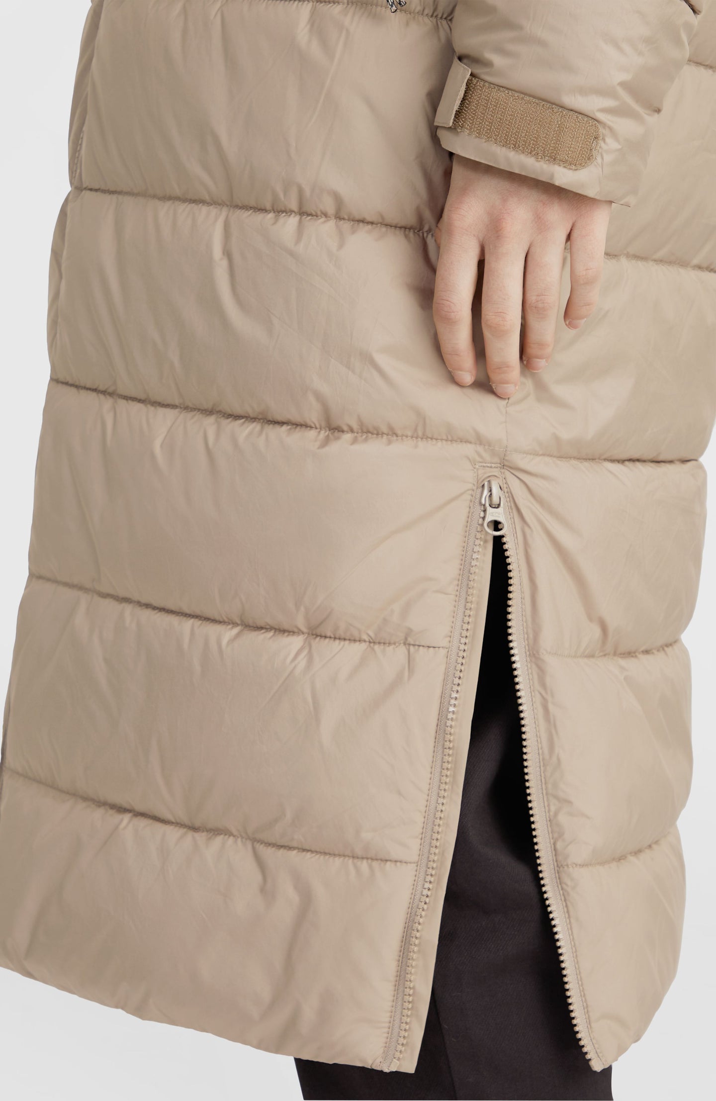 O'Riginals Long Puffer Jacket - Concrete