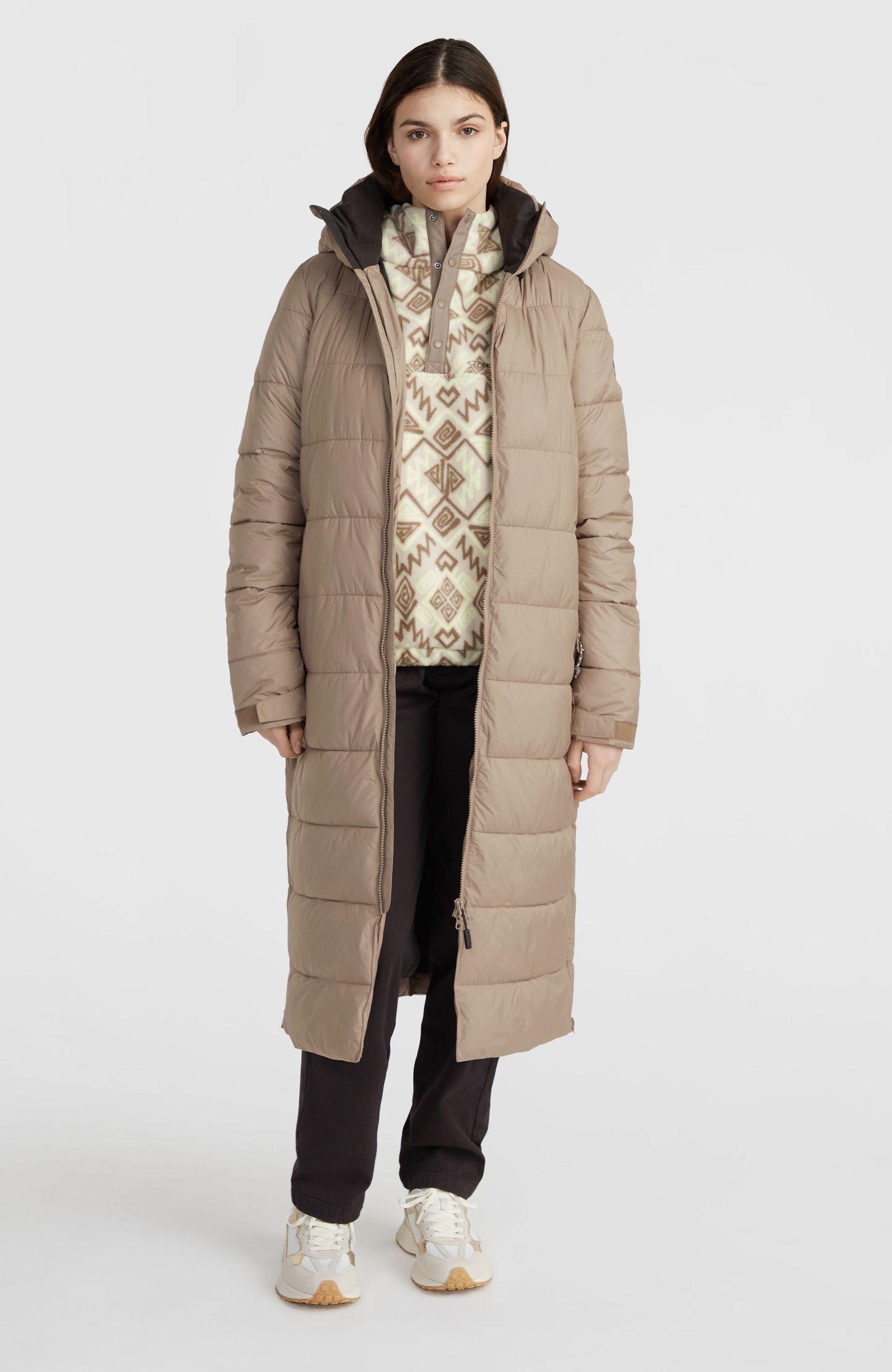 O'Riginals Long Puffer Jacket - Concrete
