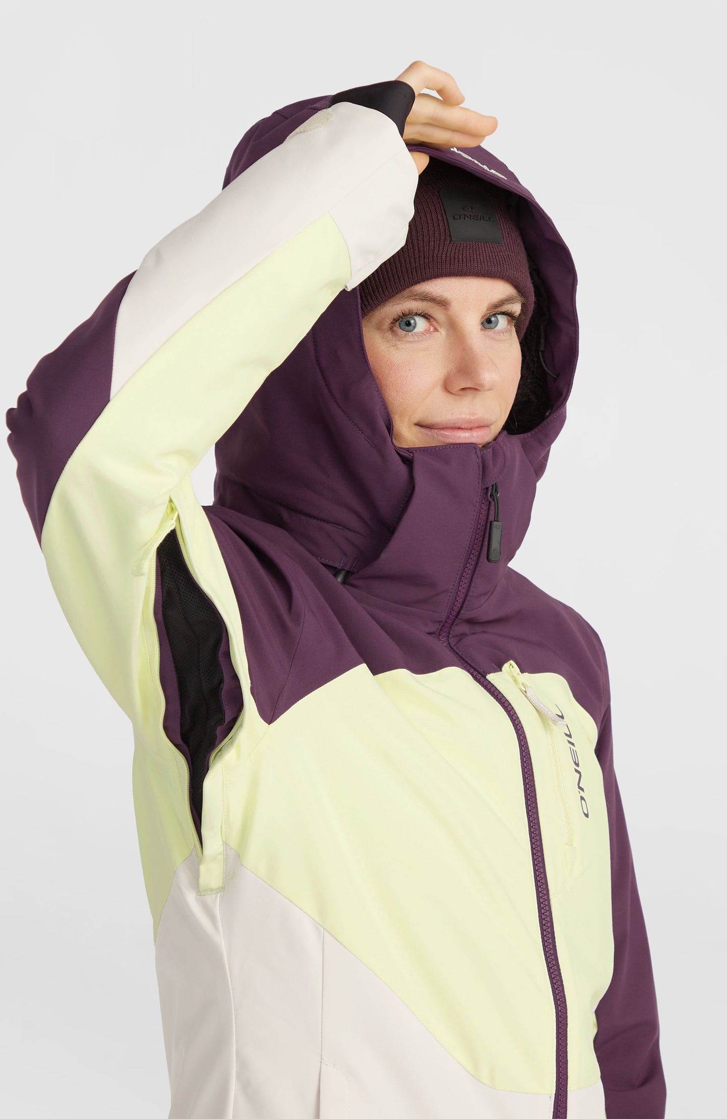 Carbonite Snow Jacket - Aubergine Colour Block