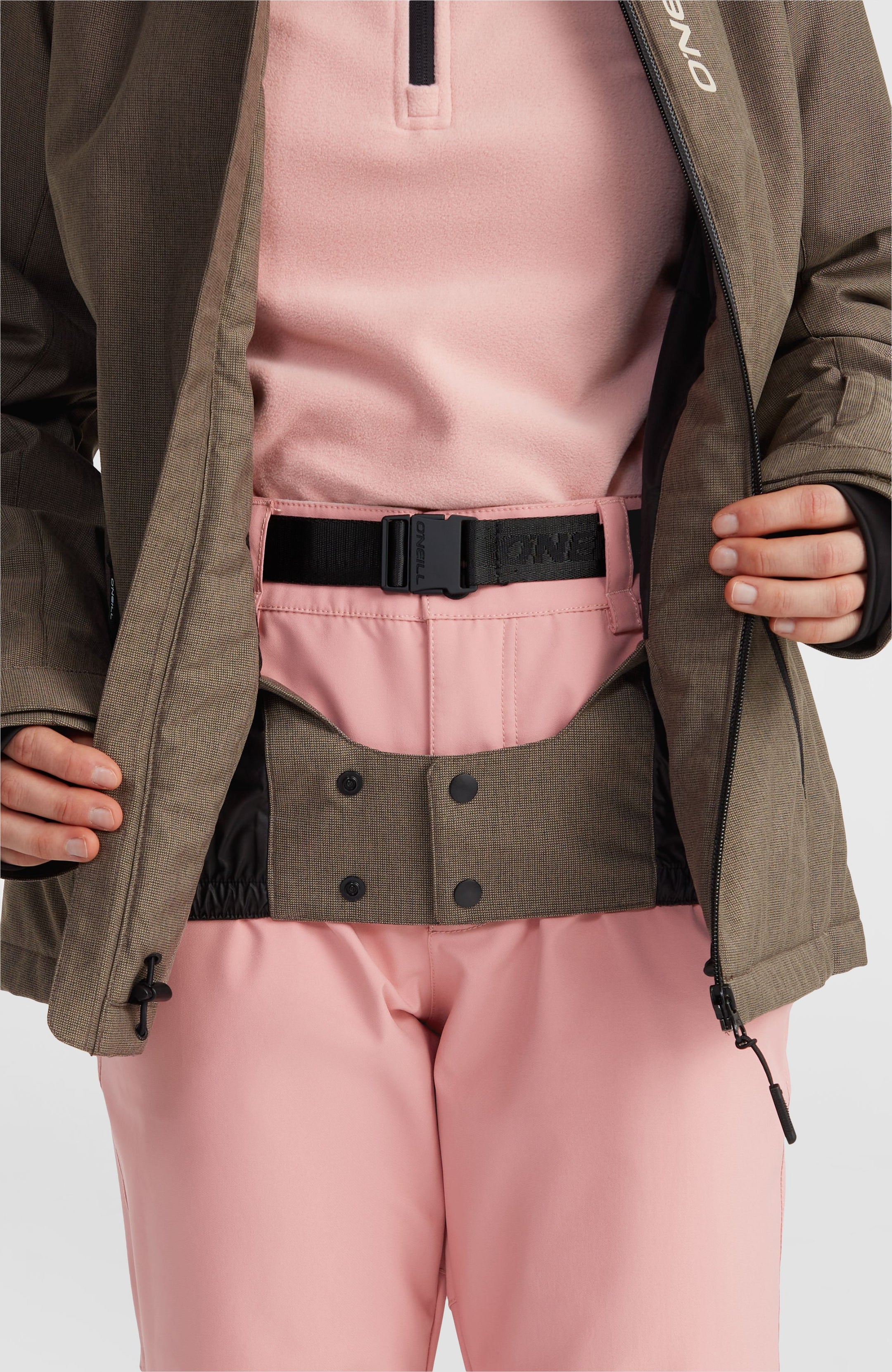 Stuvite Snow Jacket (Melange) - Concrete