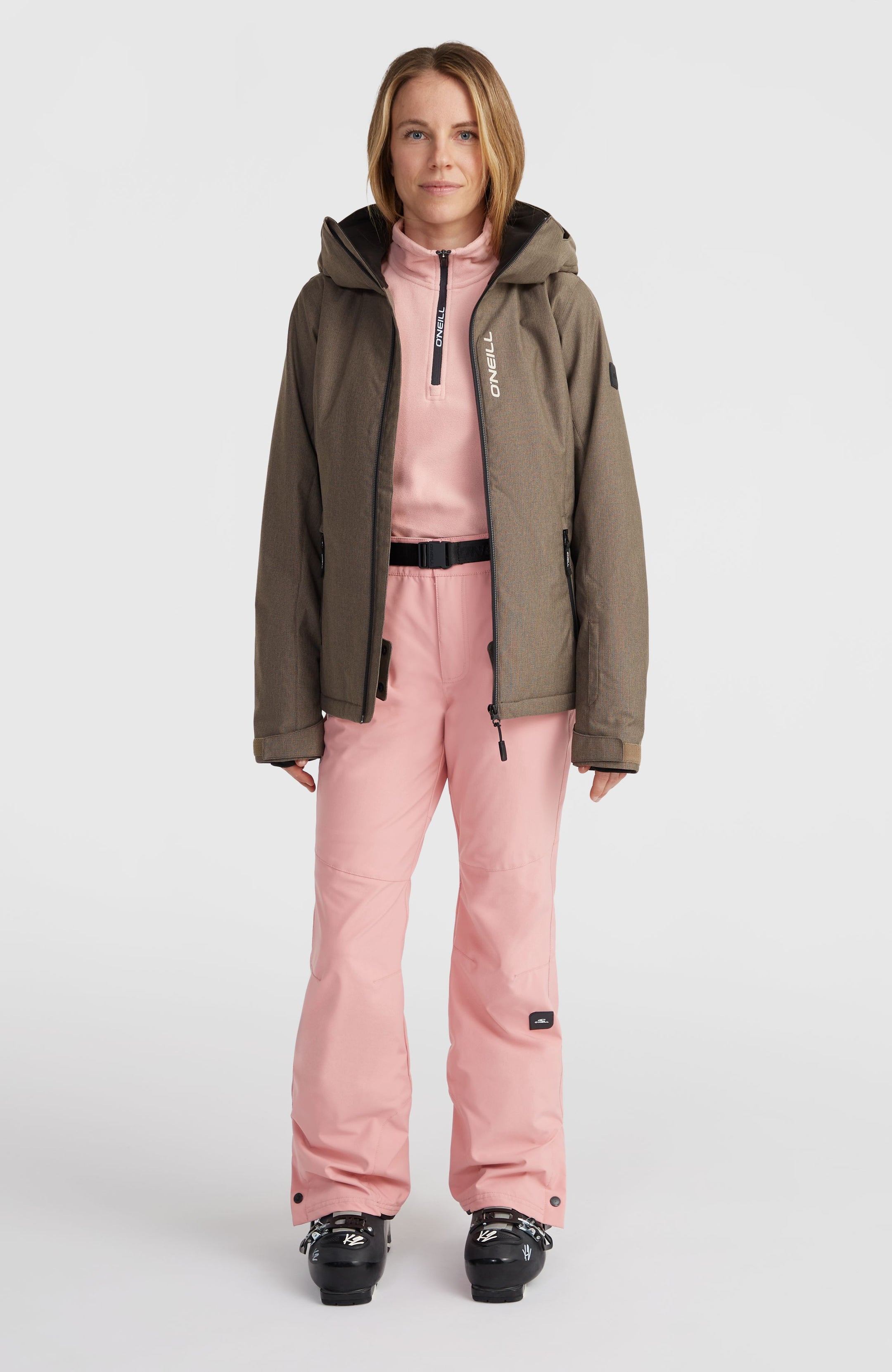 Stuvite Snow Jacket (Melange) - Concrete