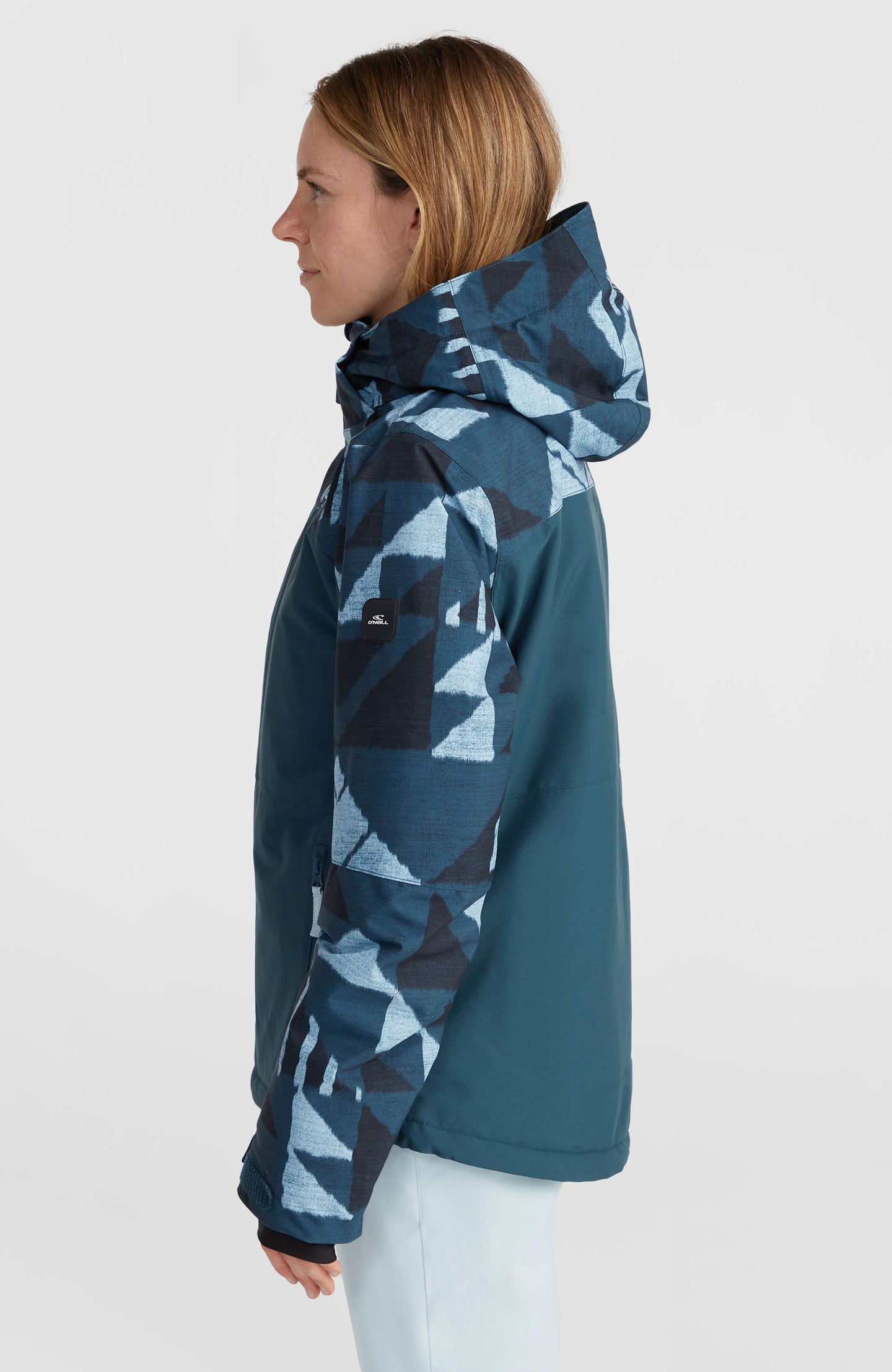 Aplite Plus Snow Jacket - Blue Triangle Ikat