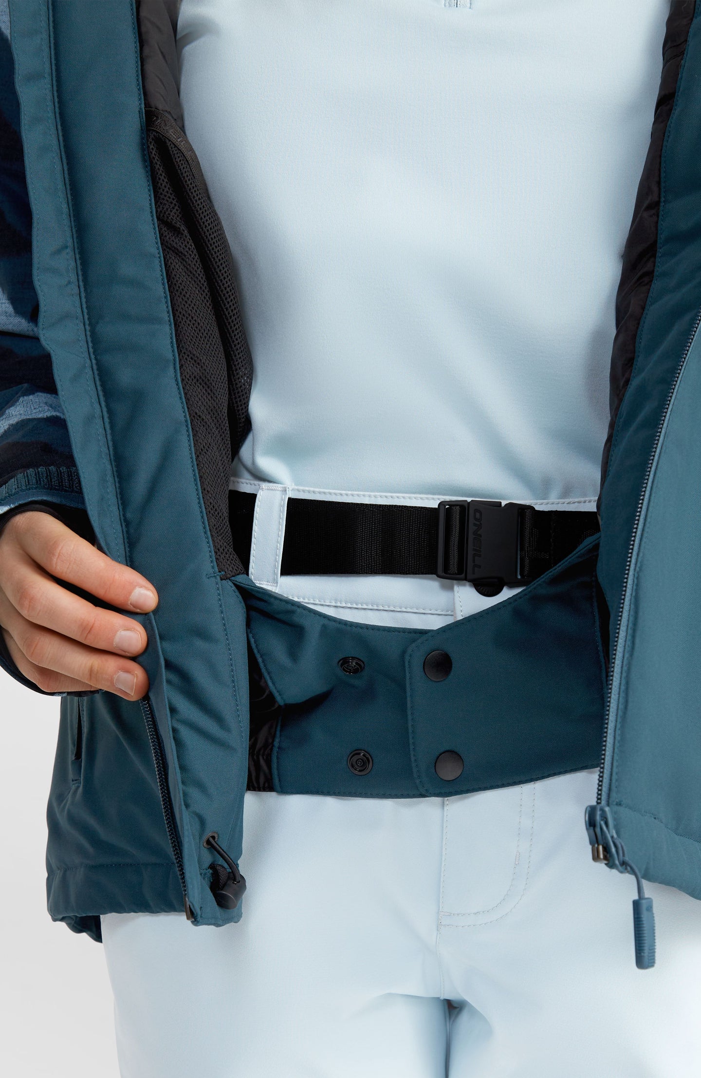 Aplite Plus Snow Jacket - Blue Triangle Ikat