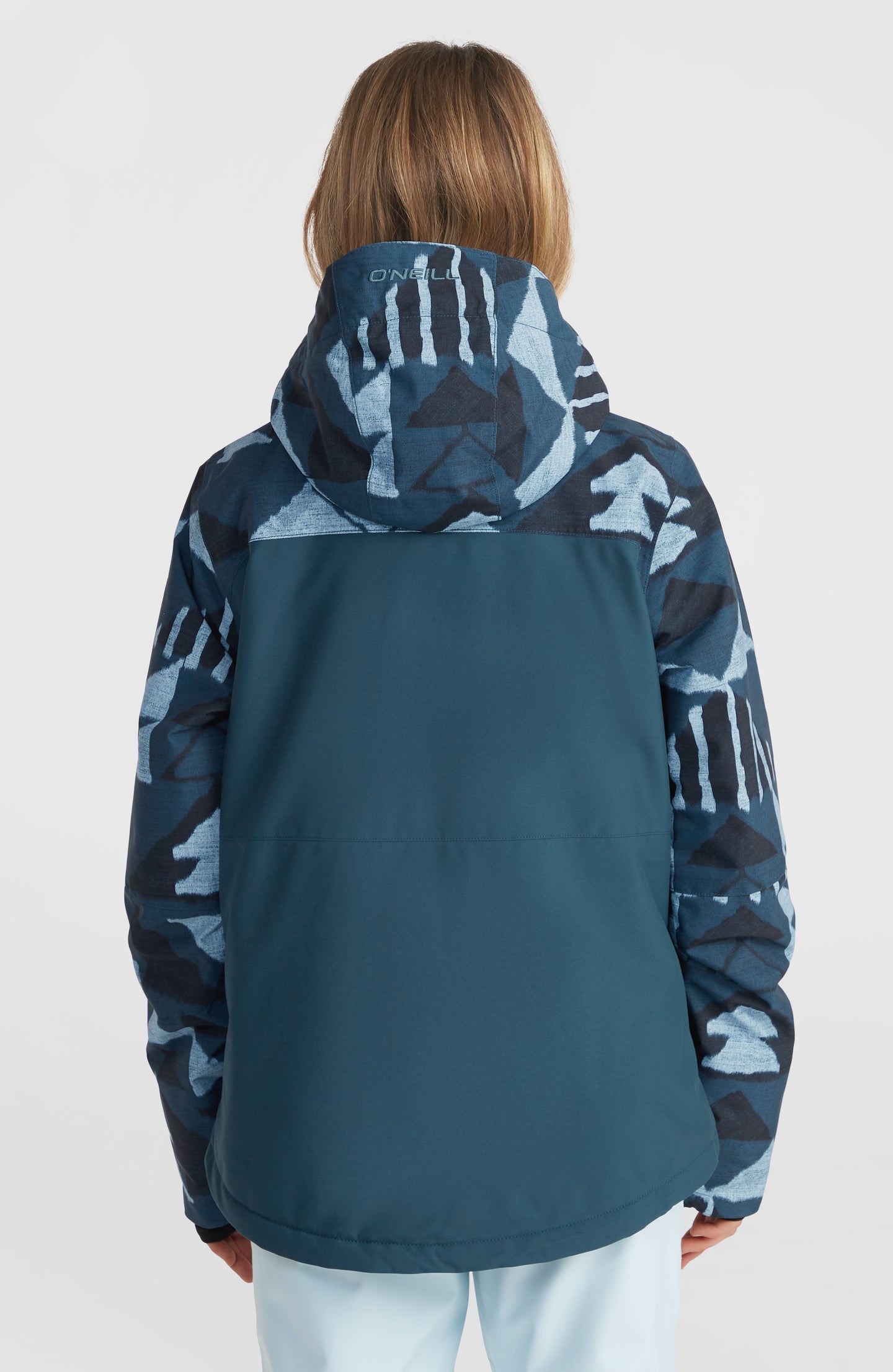 Aplite Plus Snow Jacket - Blue Triangle Ikat
