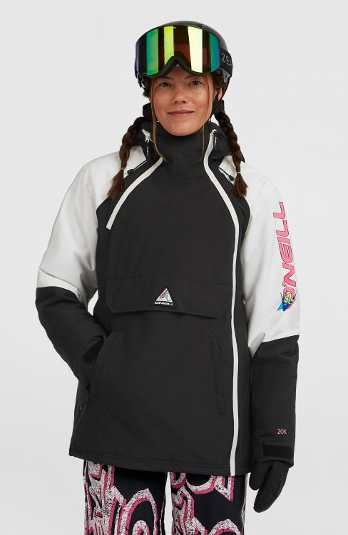 Fwc'Play Asymmetric Snow Jacket - Black Out Colour Block