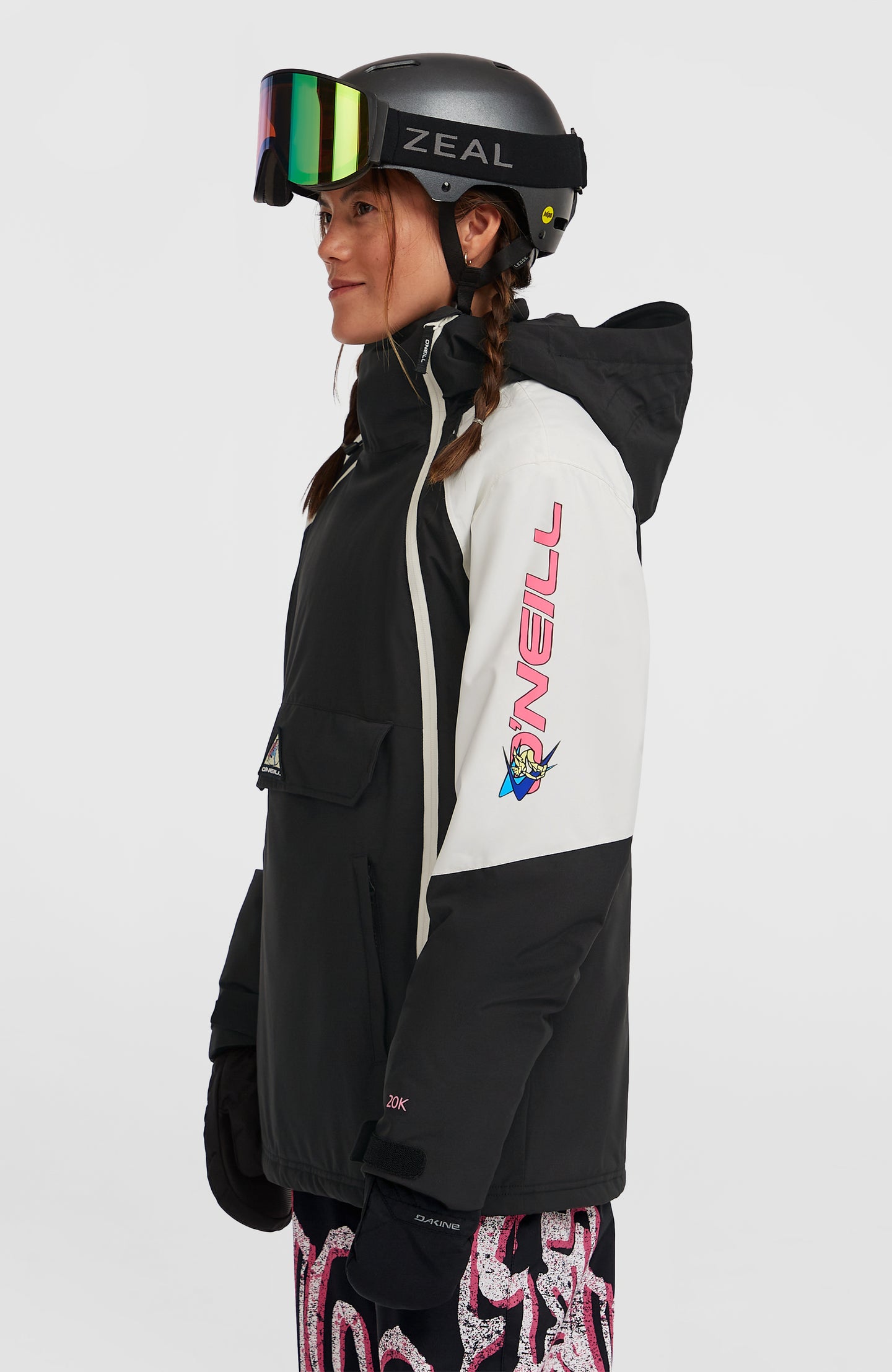 Fwc'Play Asymmetric Snow Jacket - Black Out Colour Block