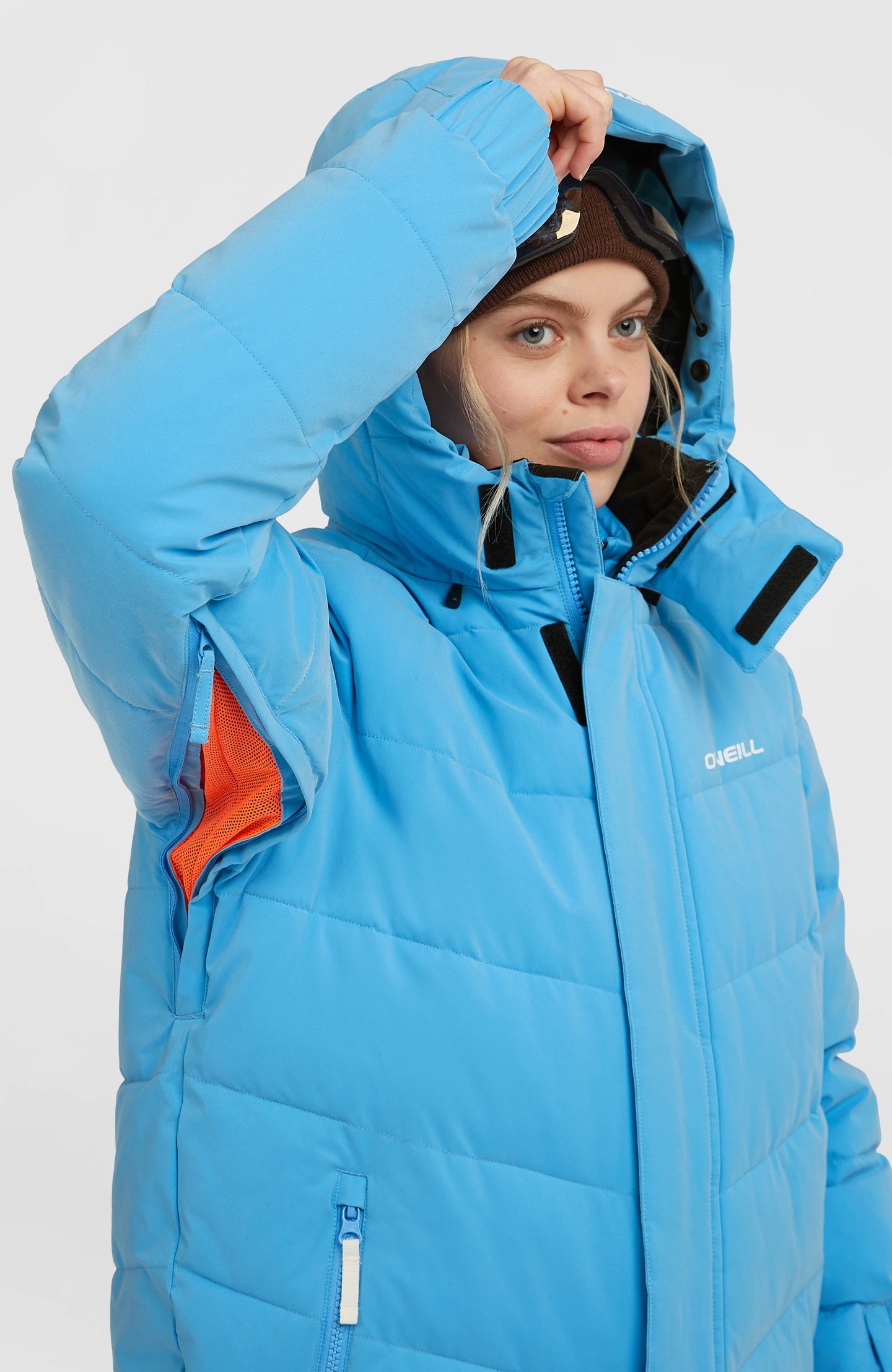 Fwc'Cruz Hybrid Puffer Snow Jacket - Blue Poppy
