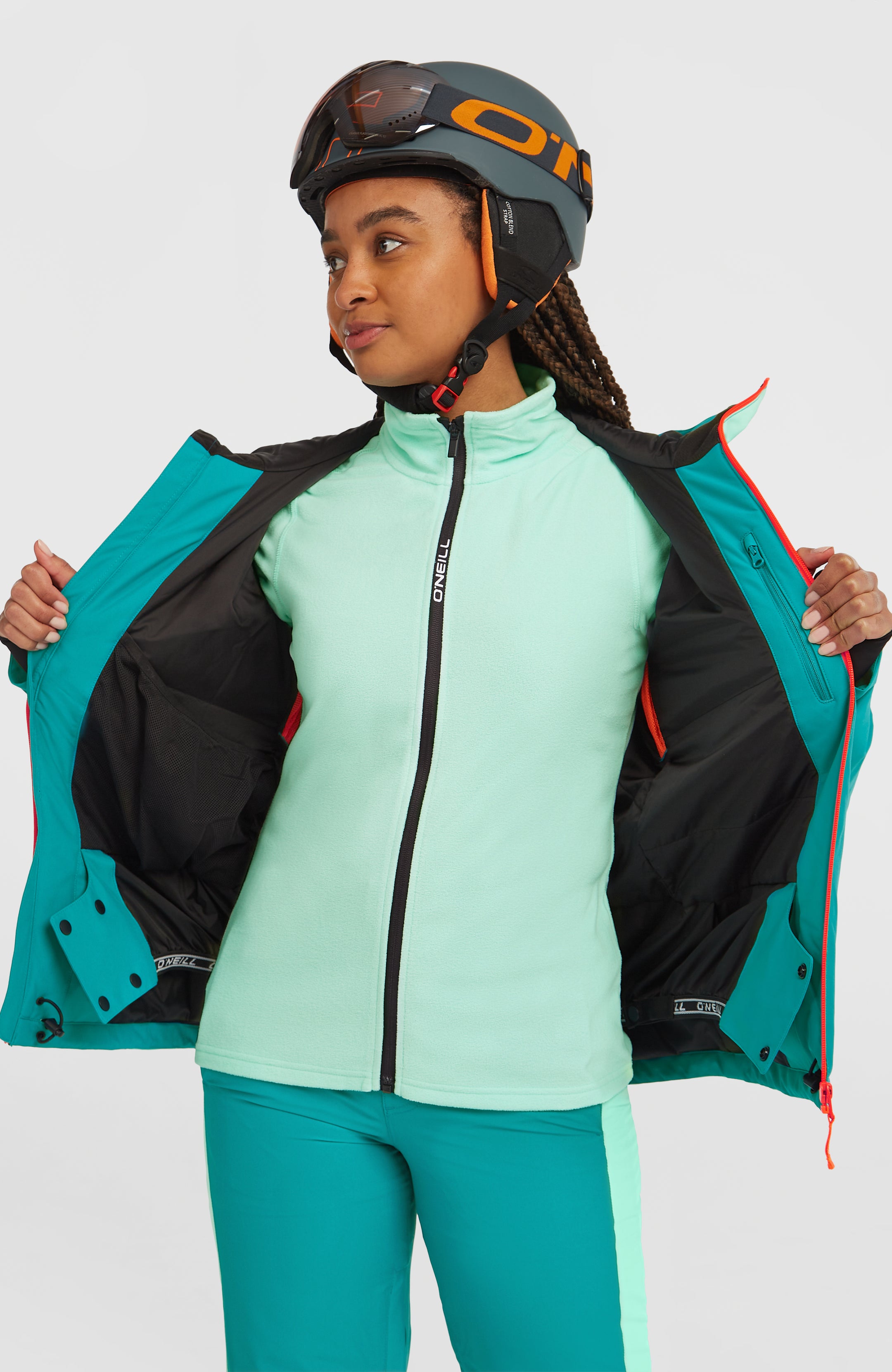 Fwc'Cruz Duo Snow Jacket - Island Breeze Colour Block