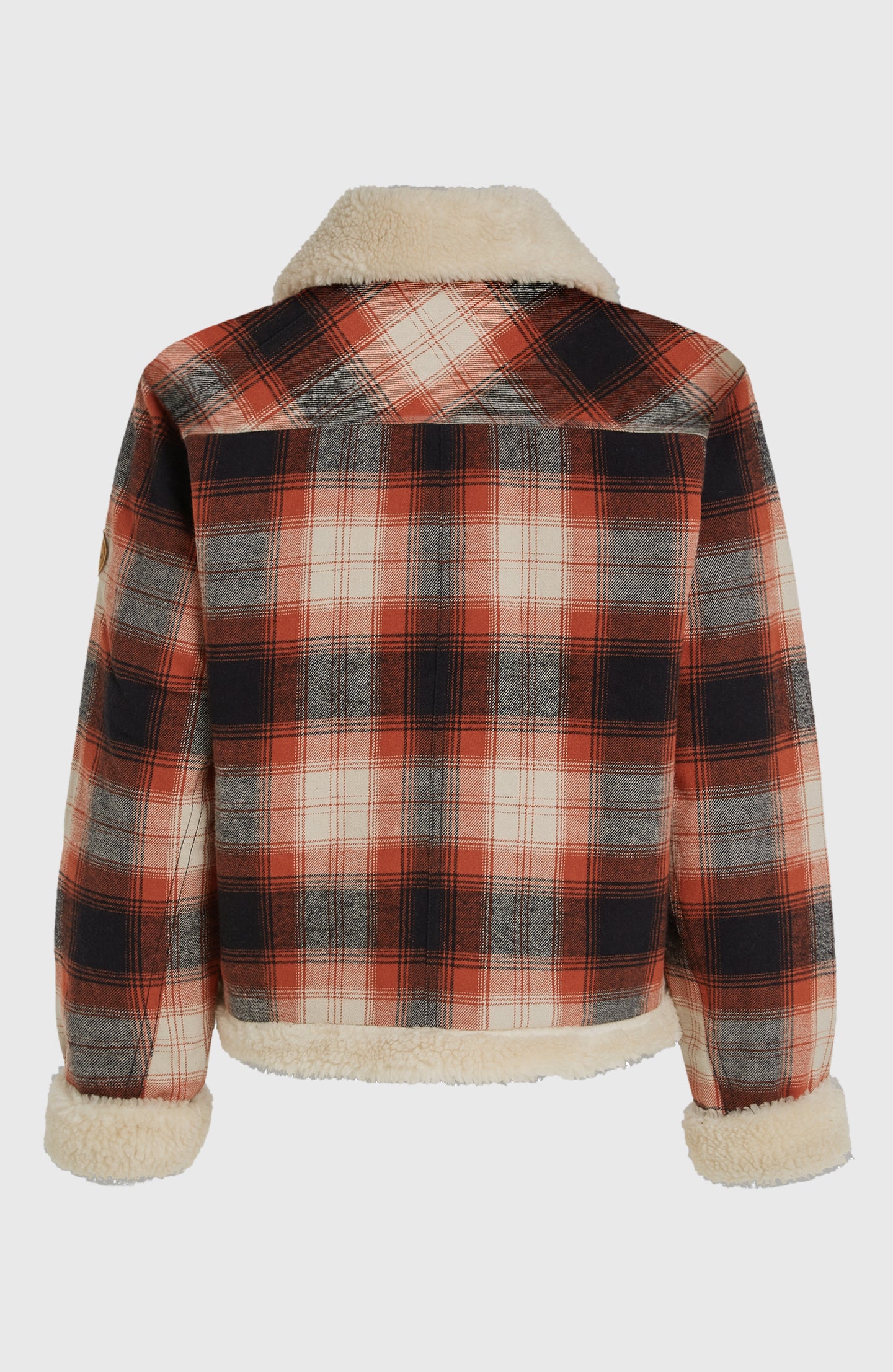 O'Riginals Fleece Lined Jacket - Bonfire Check