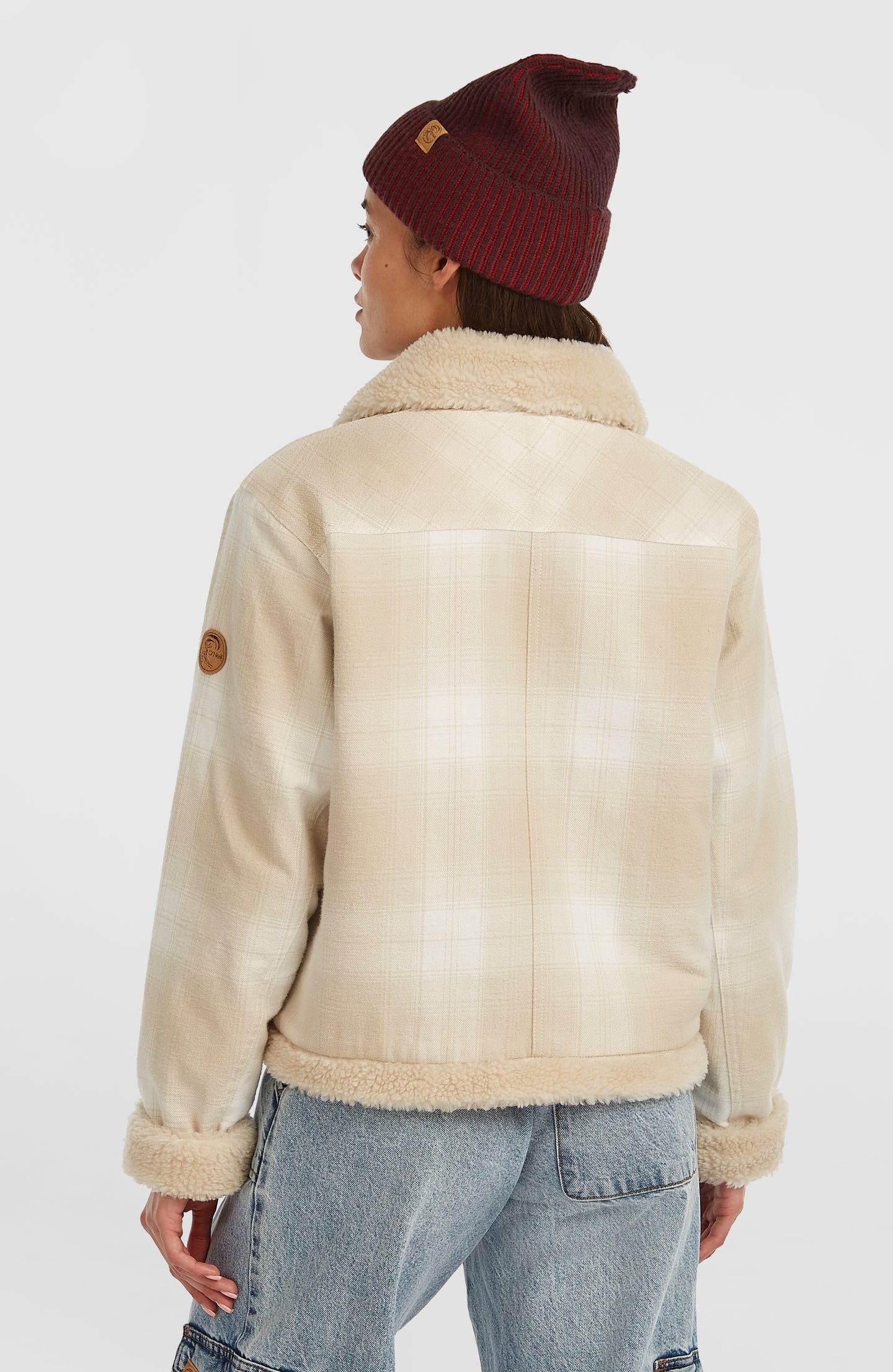 O'Riginals Fleece Lined Jacket - Beige Check