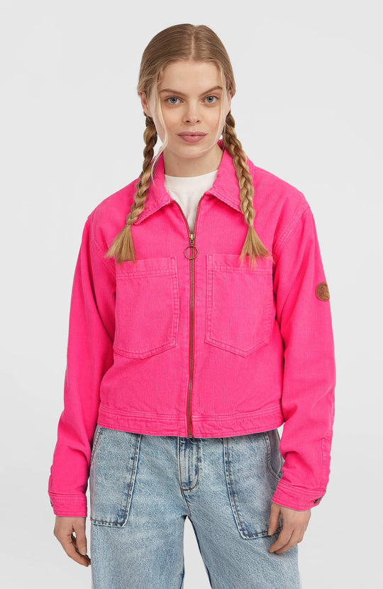 O'Riginals Cord Jacket - Carmine Rose