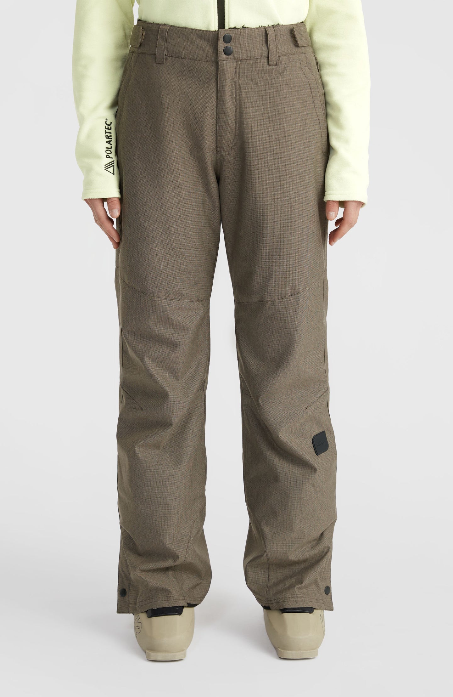 Star Melange Regular Snow Pants - Concrete
