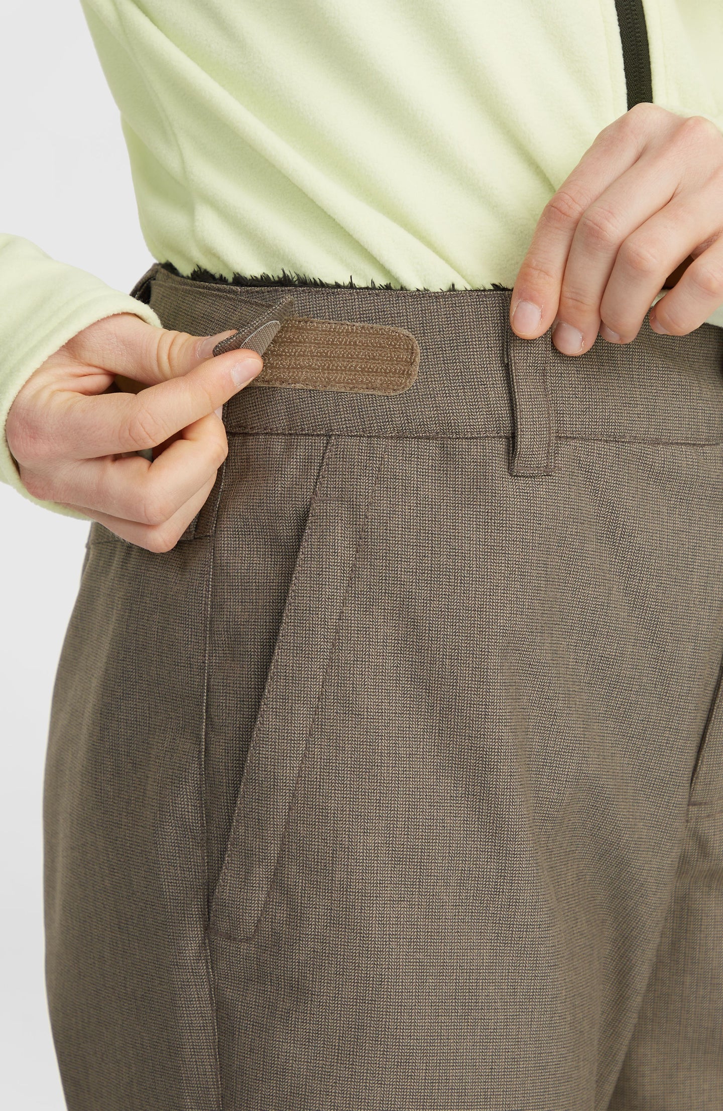 Star Melange Regular Snow Pants - Concrete