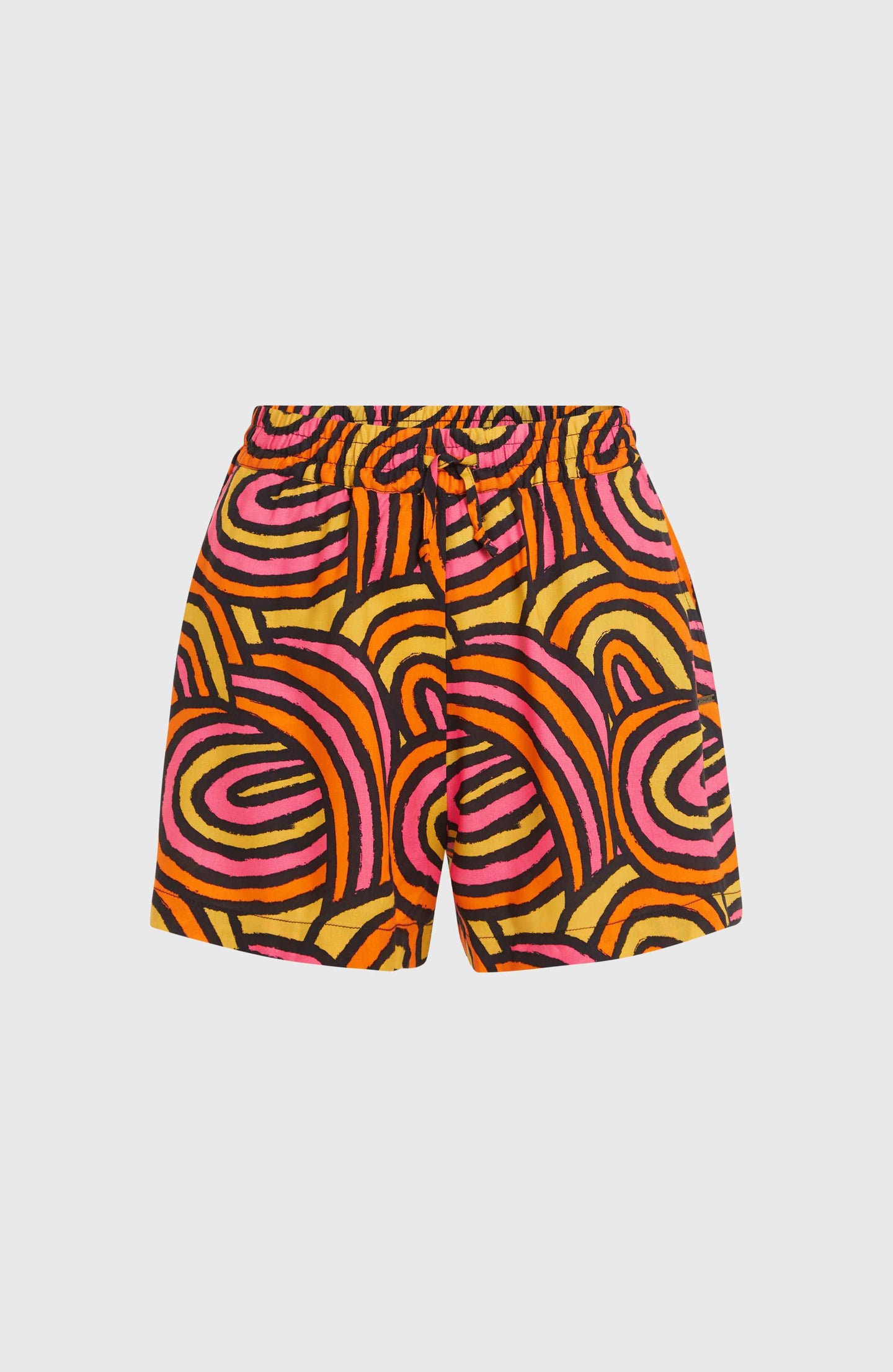 Amiri Beach Shorts - Orange Rainbow Stripe