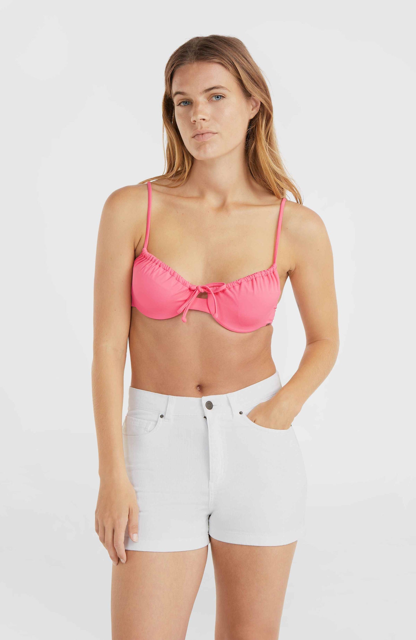 Essentials Stretch 5 Pkt Shorts - Snow White