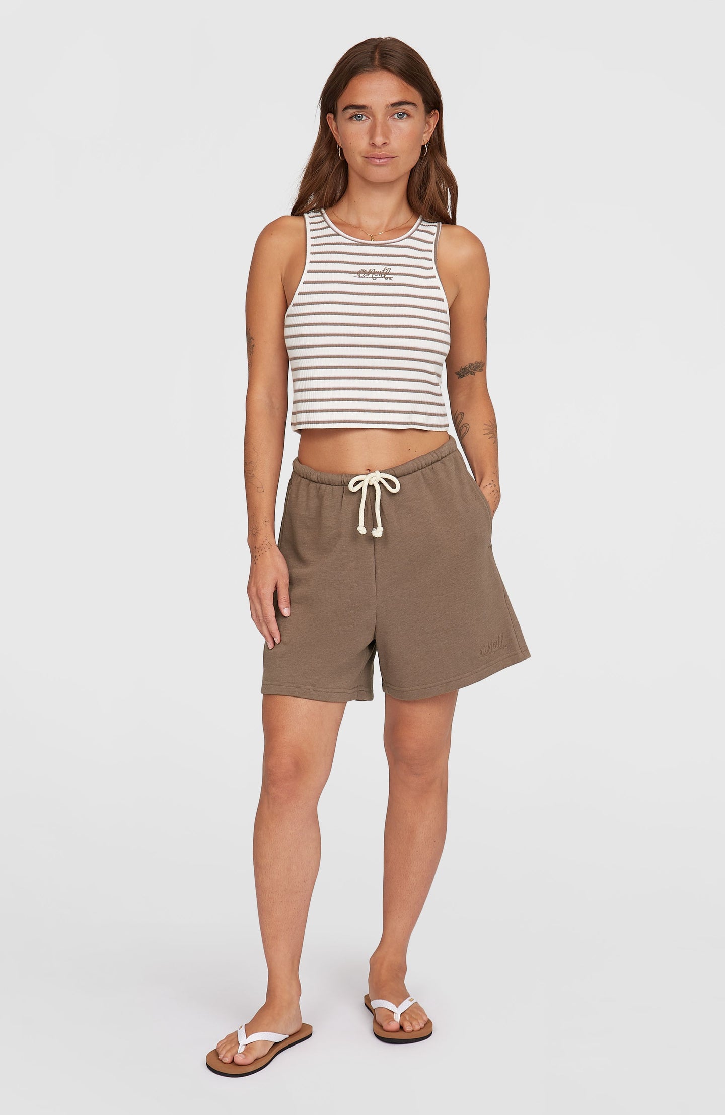 Essentials O'Neill Script Sweatshorts - Pure Cashmere