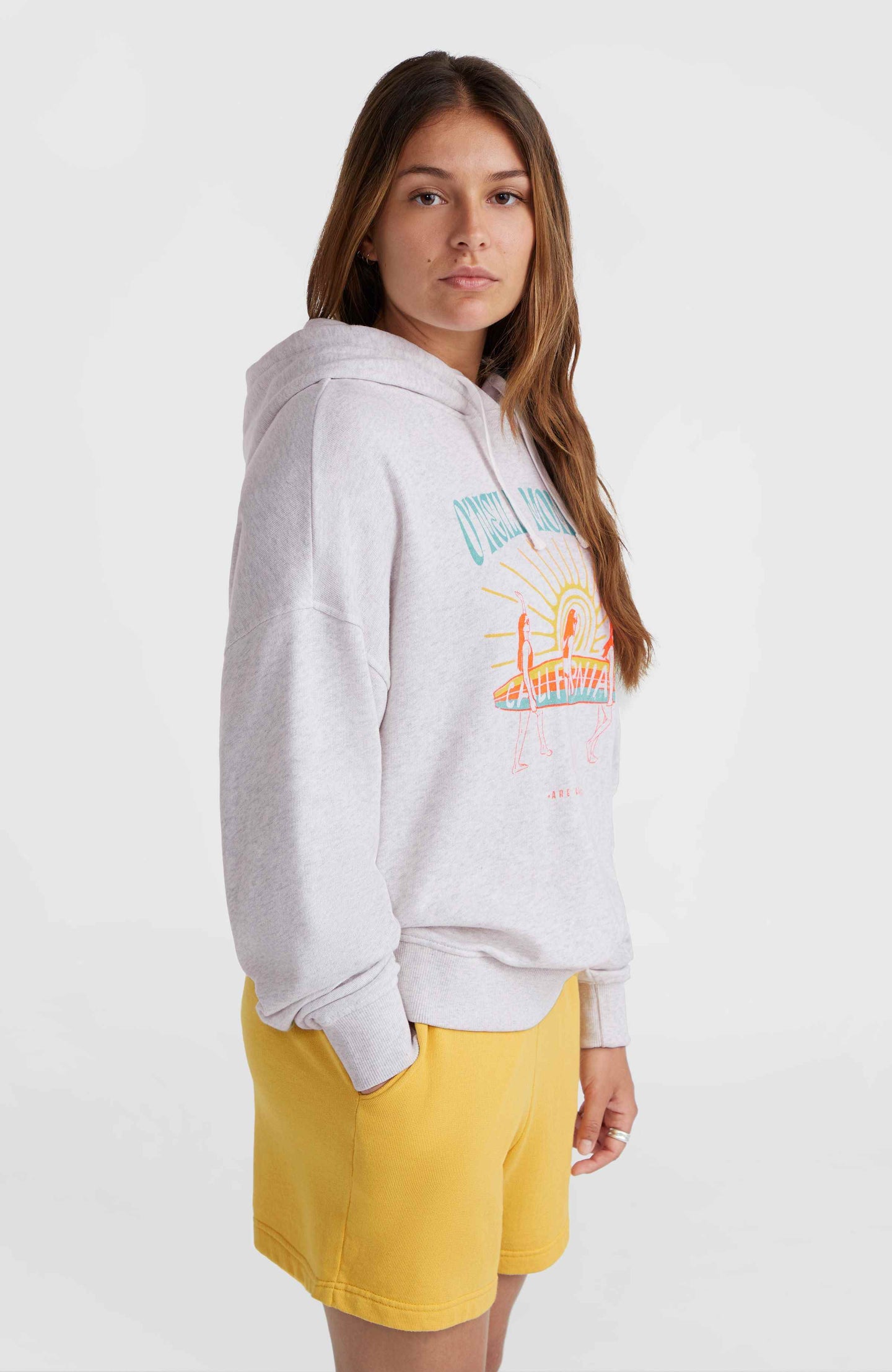 O'Neill Beach Vintage Hoodie - White Melange