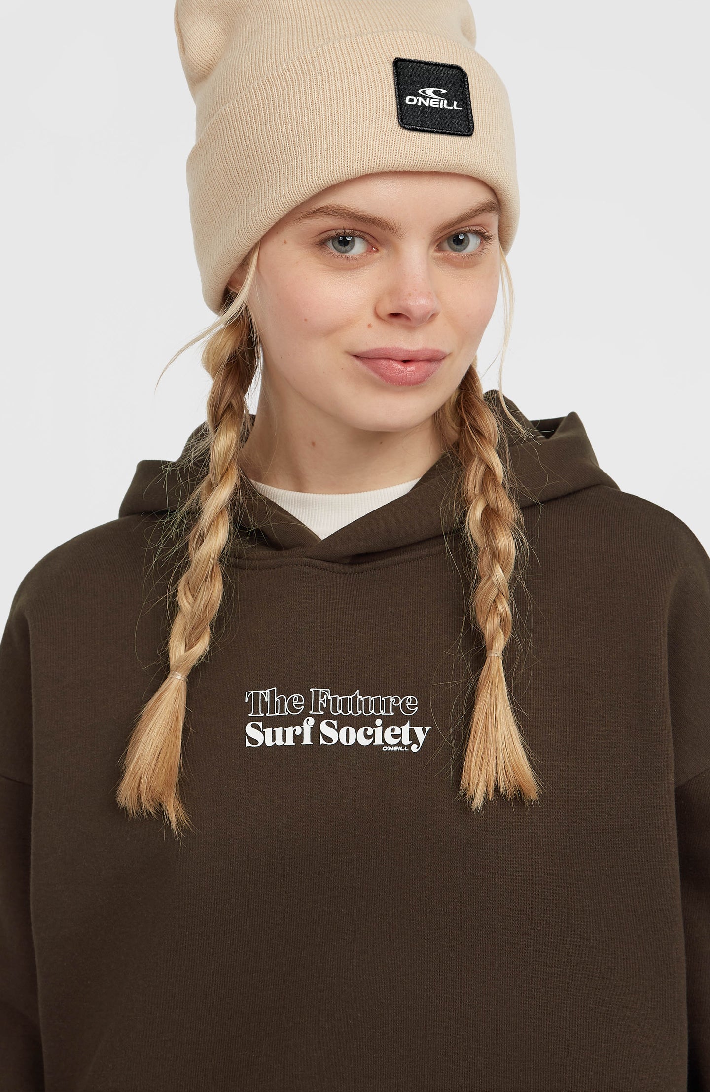 The Future Surf Society Hoodie - Coffee Bean