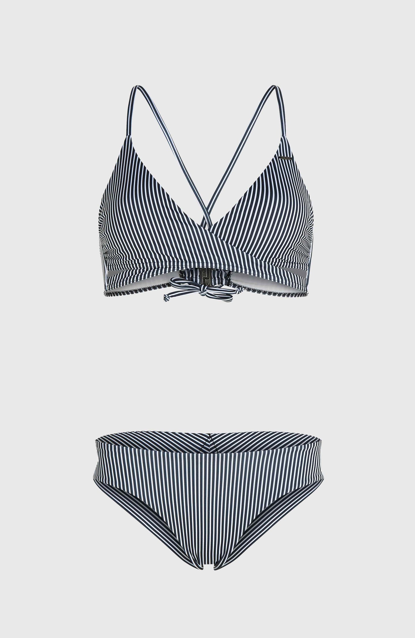Essentials Baay Maoi Bikini Set - Black Simple Stripe