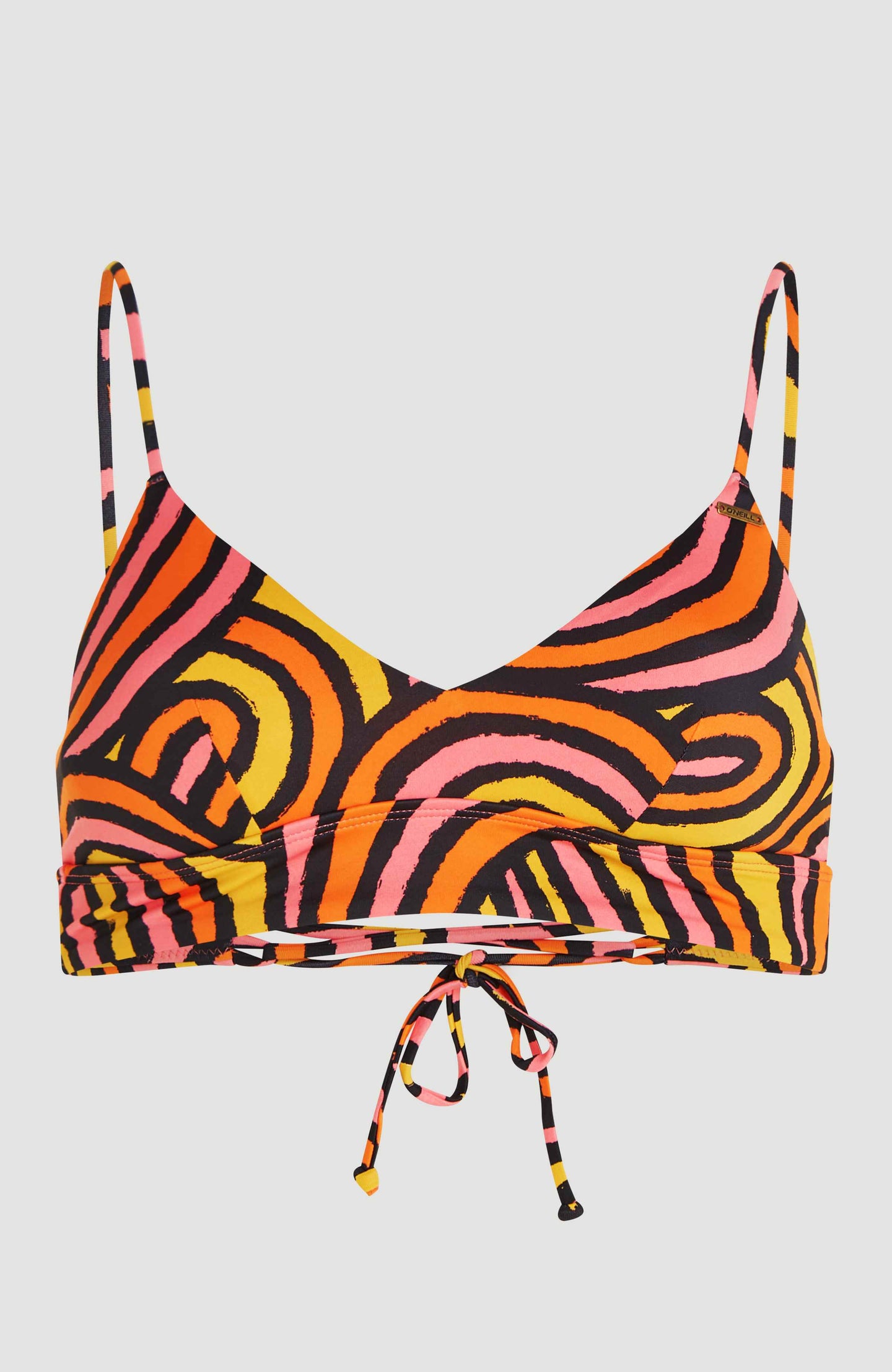 Wave Top - Orange Rainbow Stripe