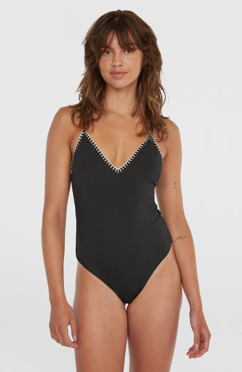 Saltwater Jaida Crochet Swimsuit - Black Out