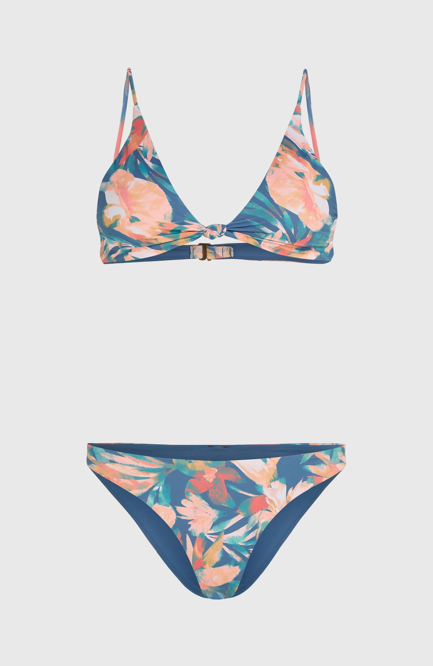 Pismo Flamenco Bikini Set - Blue Painted Tropics