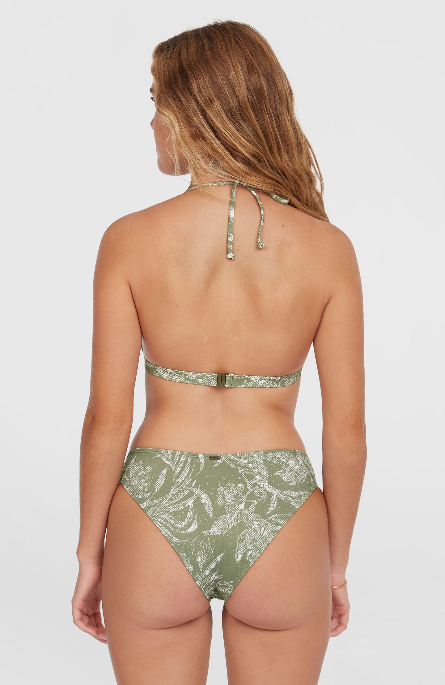 Essentials Marga Cruz Bikini Set - Green Textured Jungle