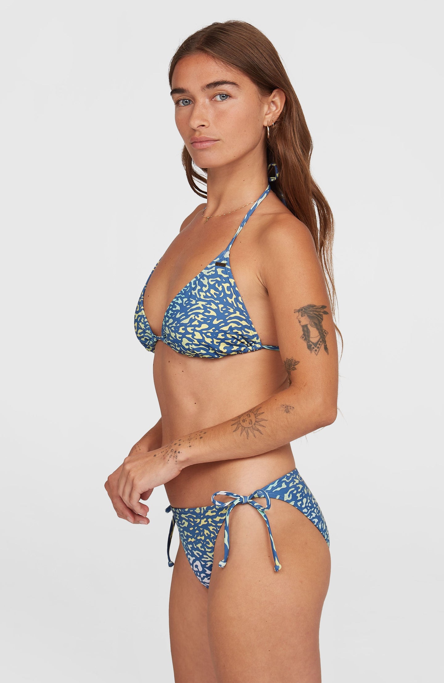 Essentials Capri Bondey Bikini Set - Yellow Animal Blur