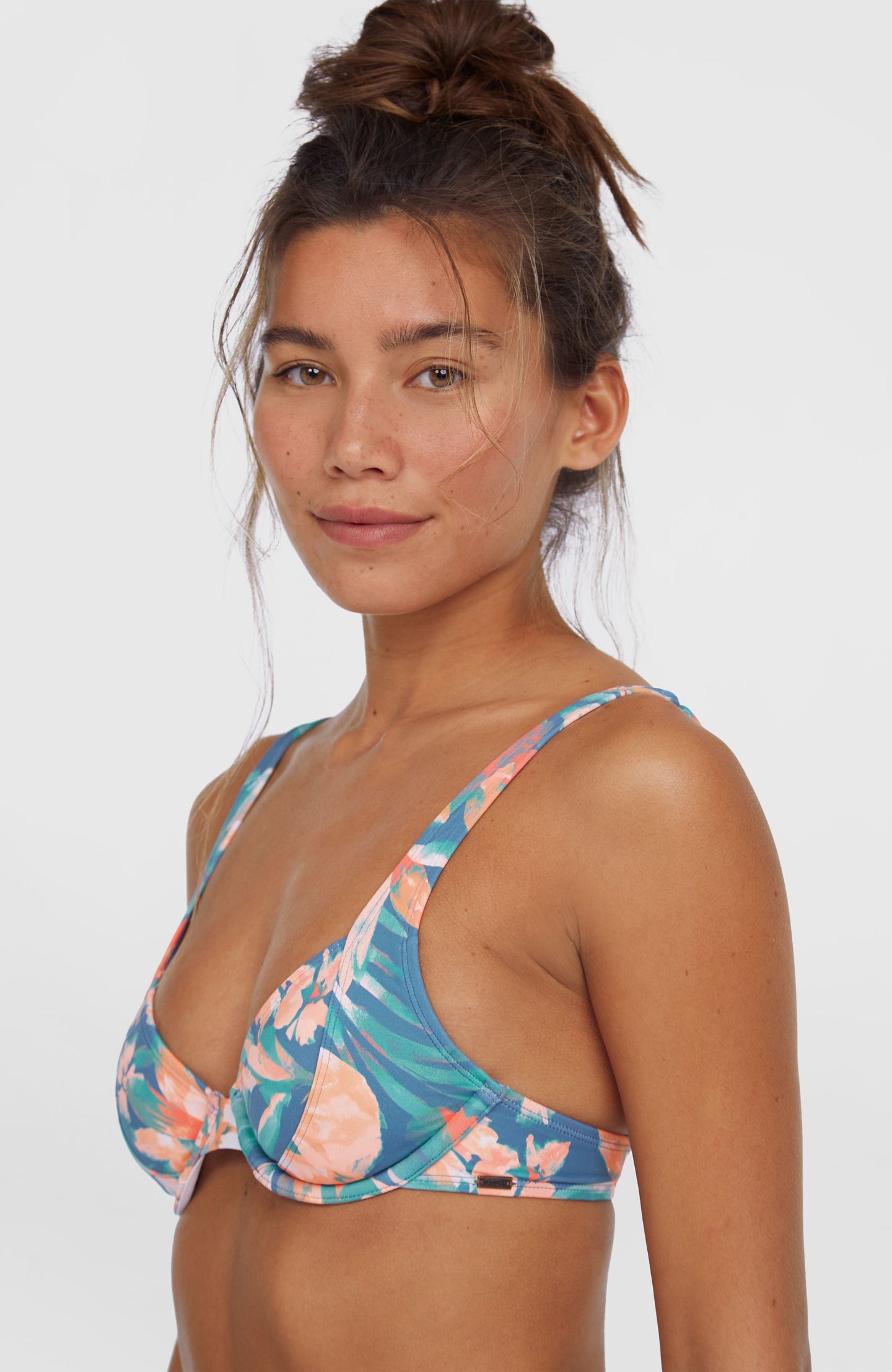 Saltwater Elsie Rita Bikini Set - Blue Painted Tropics