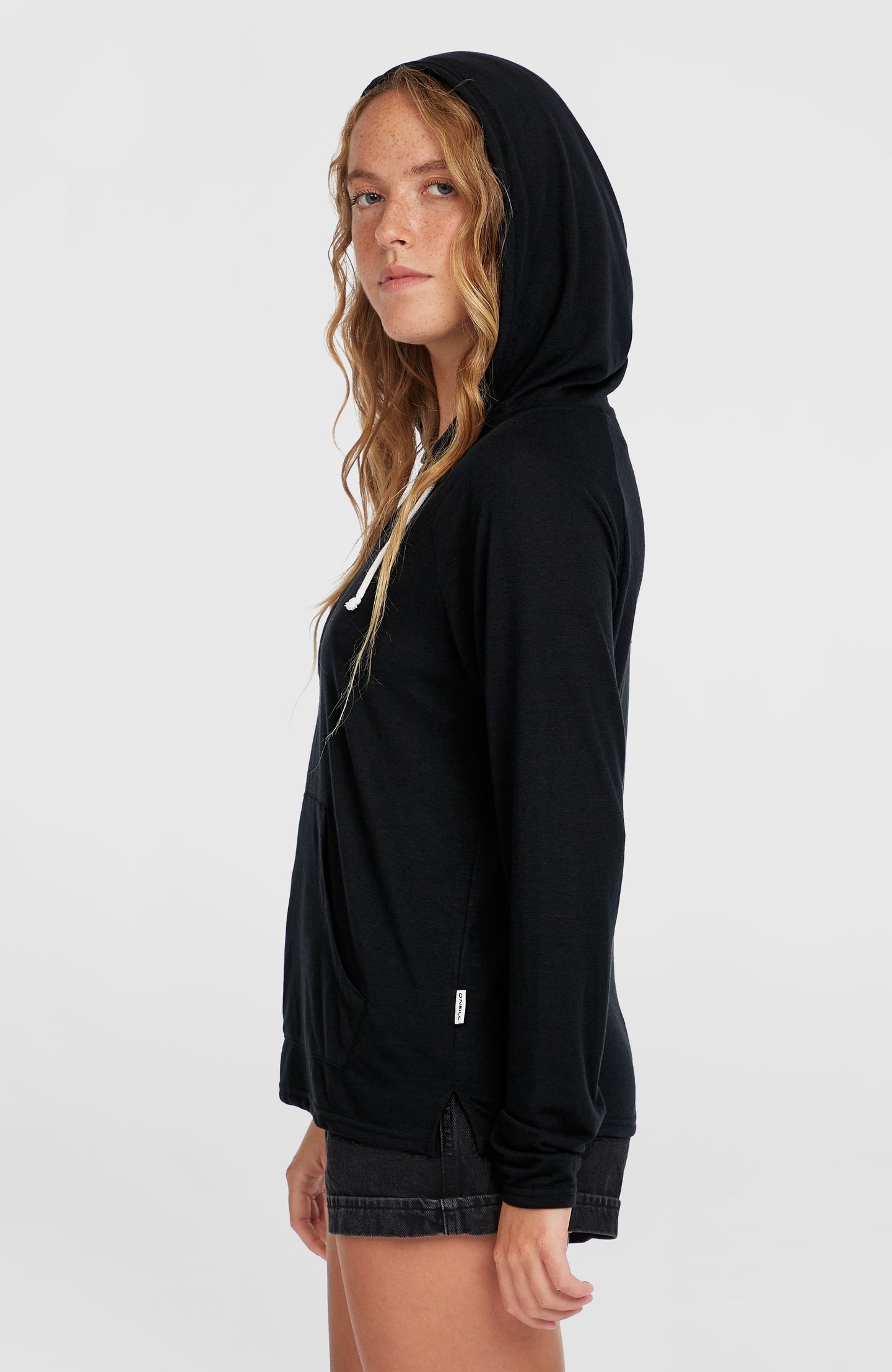 Essentials Long Sleeve Hoodie - Black Out