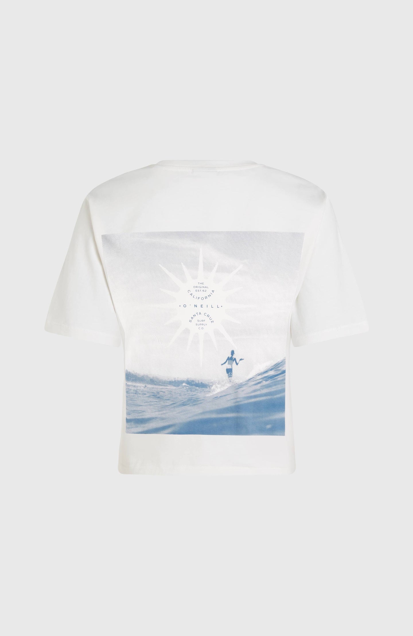 Summer Musthaves Back Print T-Shirt - Snow White