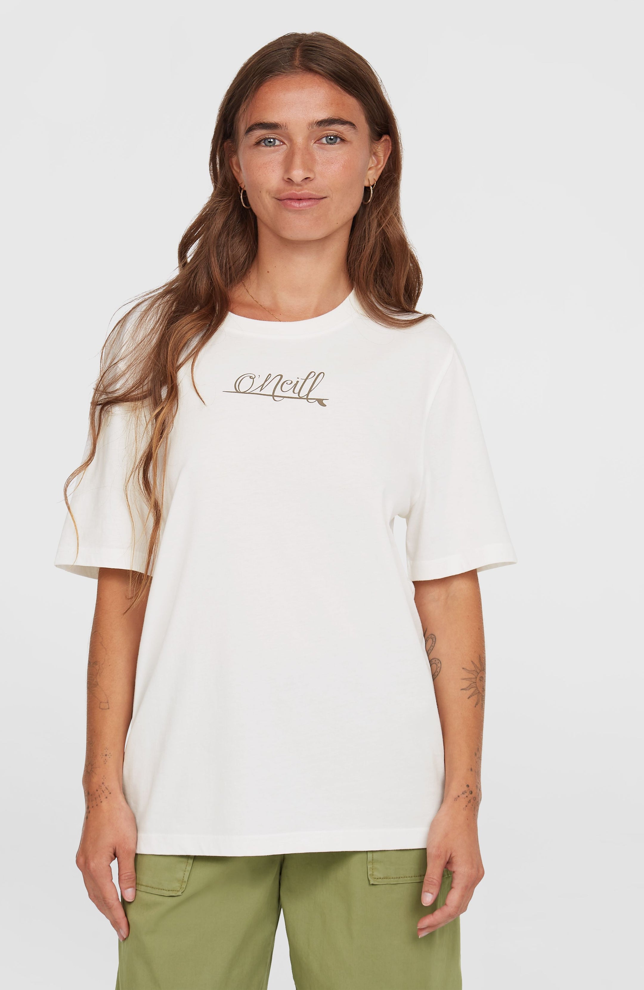 Essentials O'Neill Script T-Shirt - Snow White