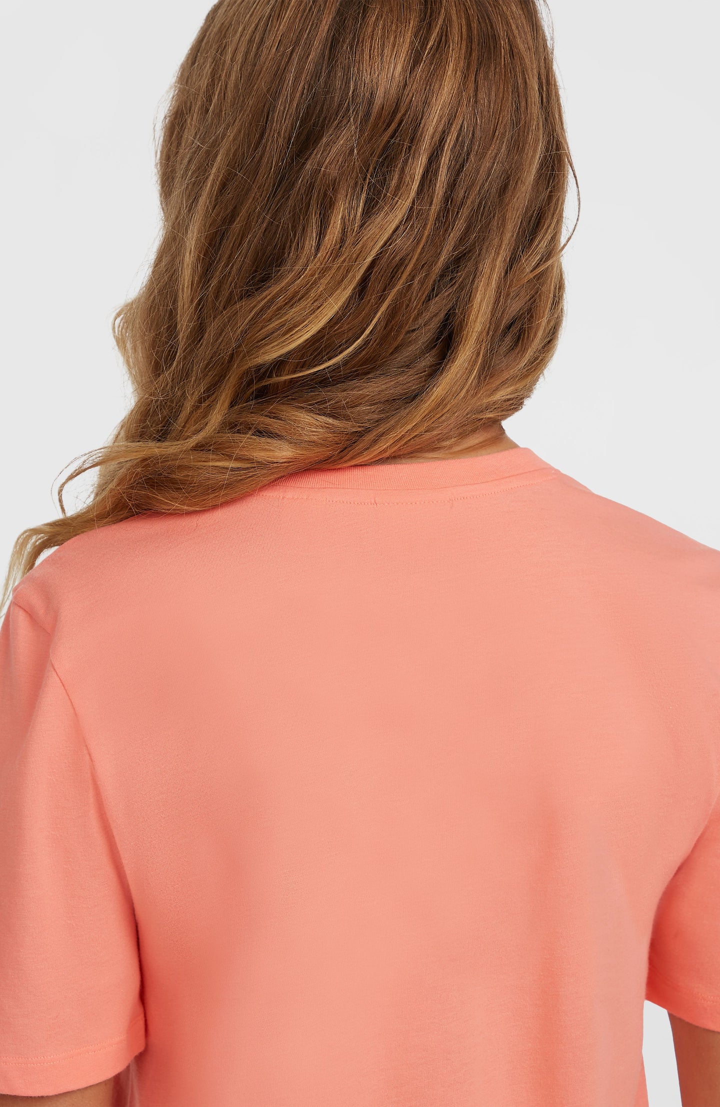 Essentials O'Neill Script T-Shirt - Coral Pink