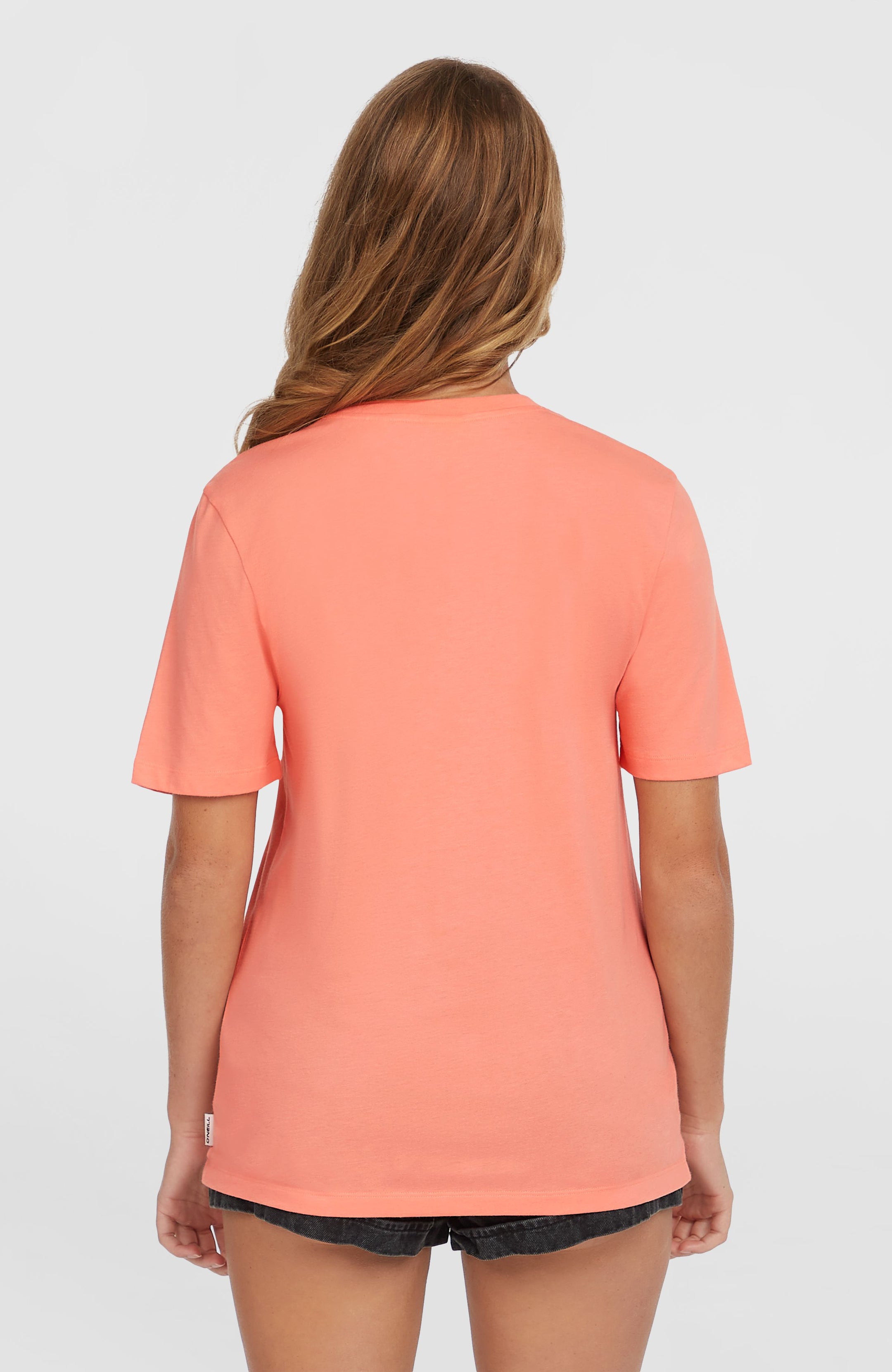 Essentials O'Neill Script T-Shirt - Coral Pink