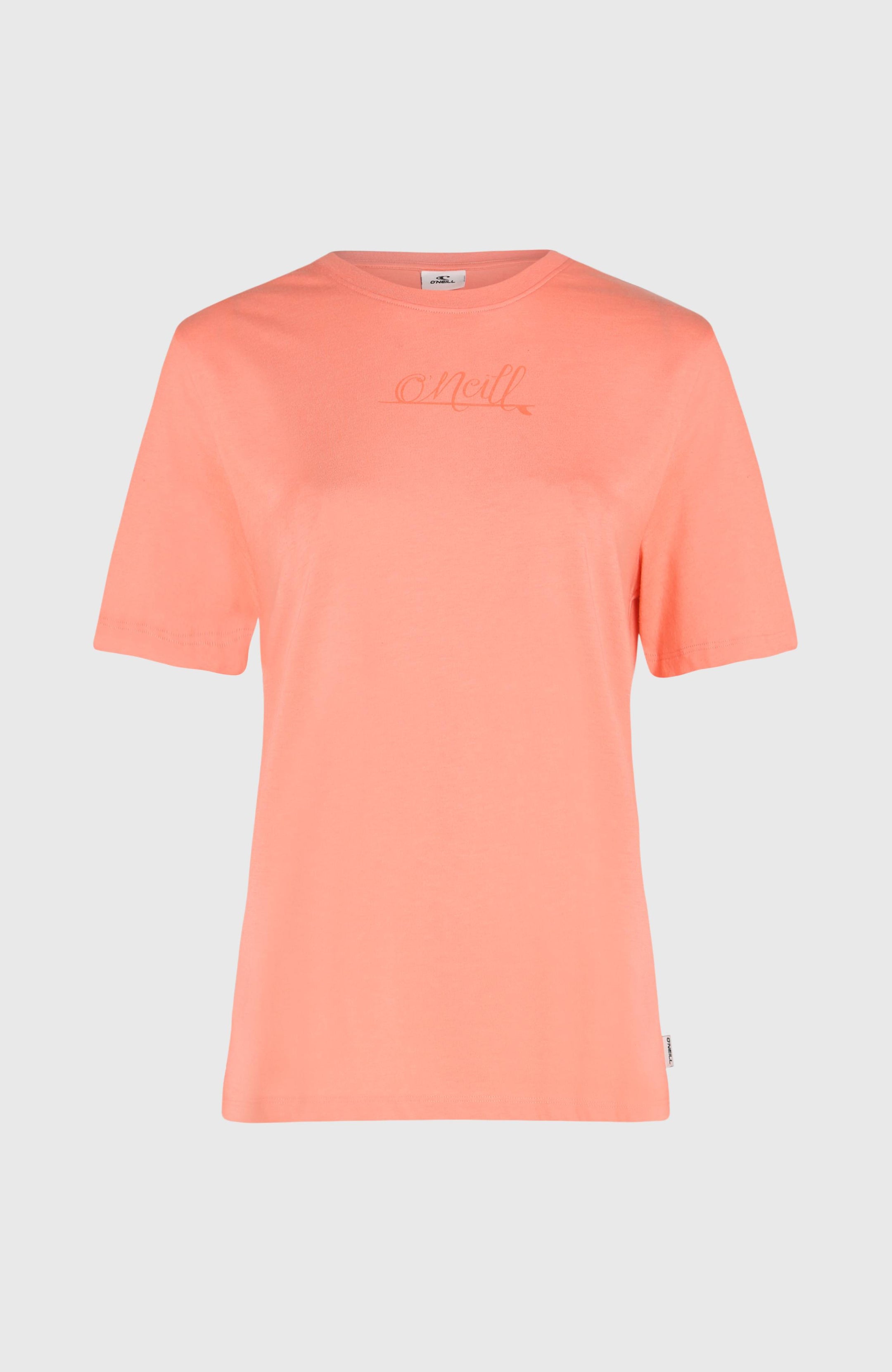 Essentials O'Neill Script T-Shirt - Coral Pink