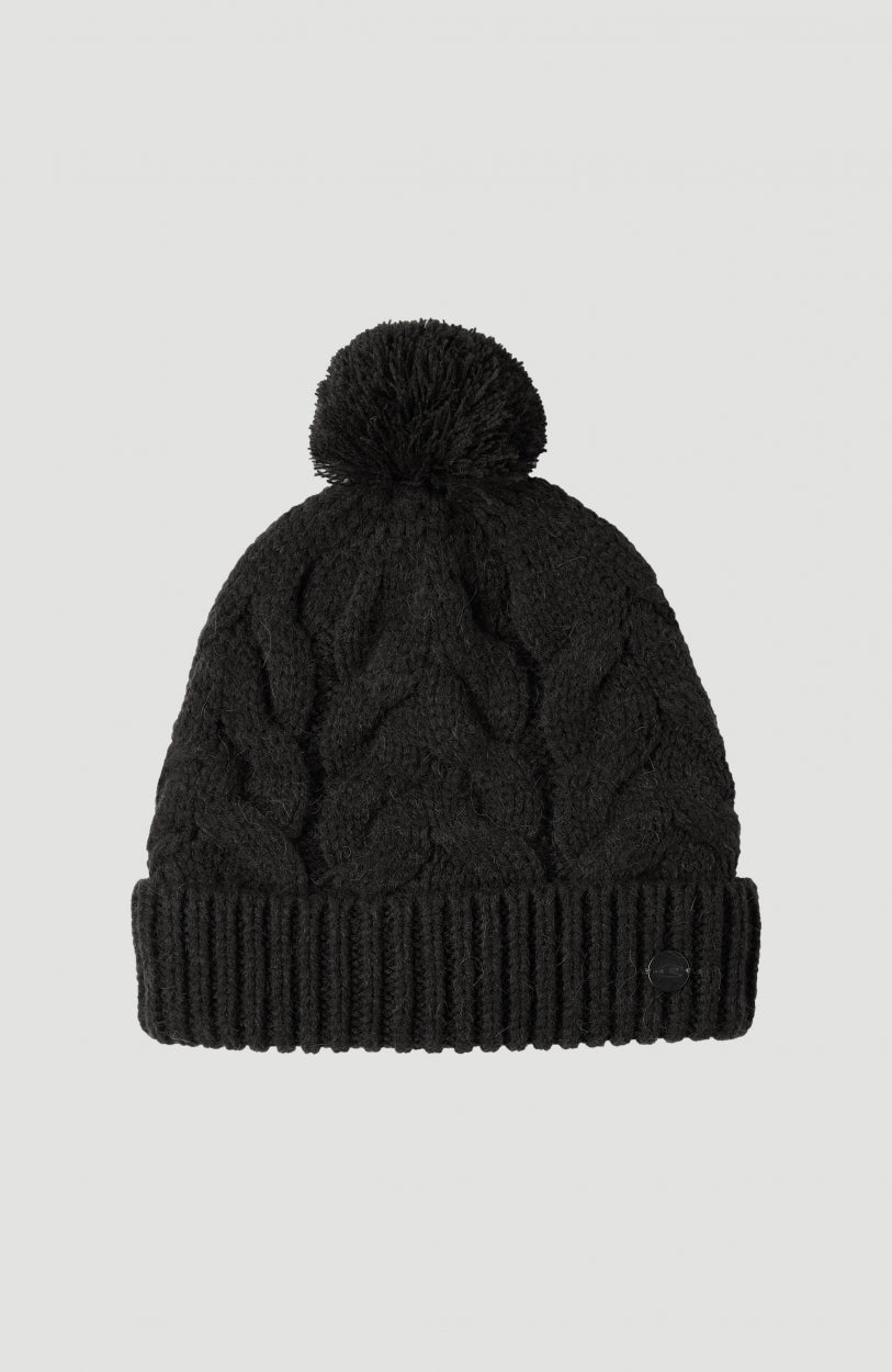 Nora Wool Beanie - BlackOut - A