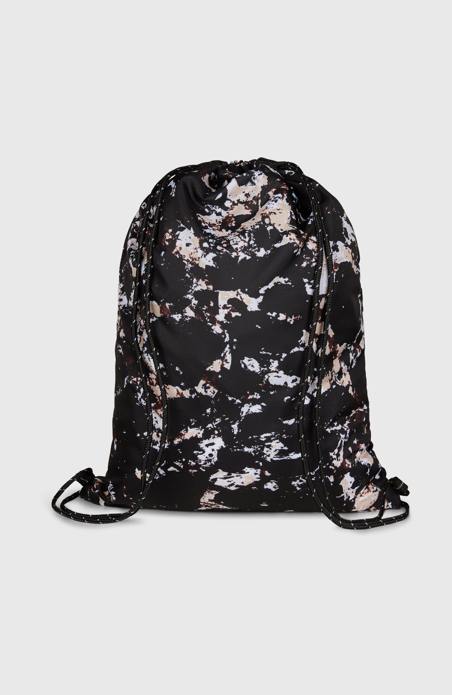 Gym Sack - Black/Beige Quarry