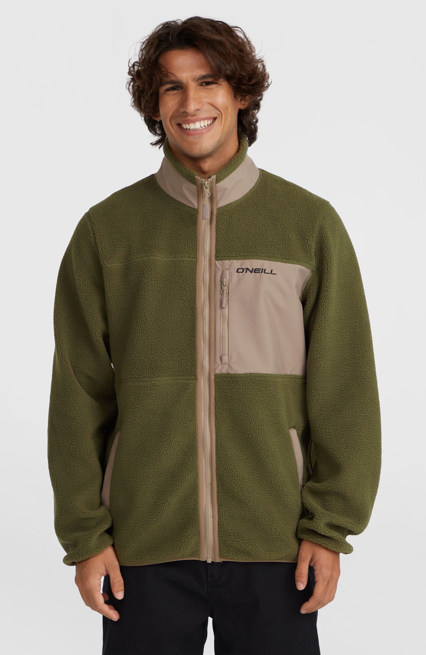 O'Neill High Pile Fz Fleece - Forest Night