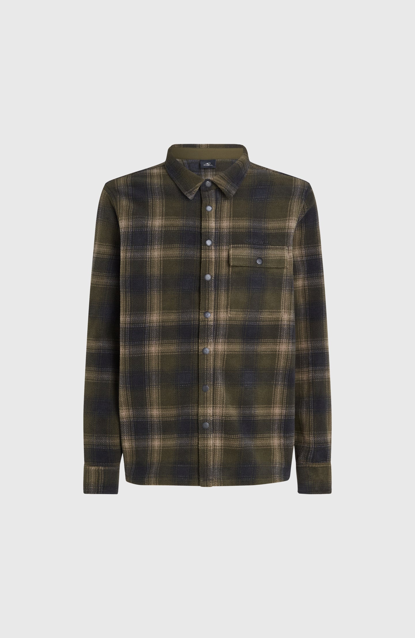 O'Neill Superfleece Shirt - Green Check Small